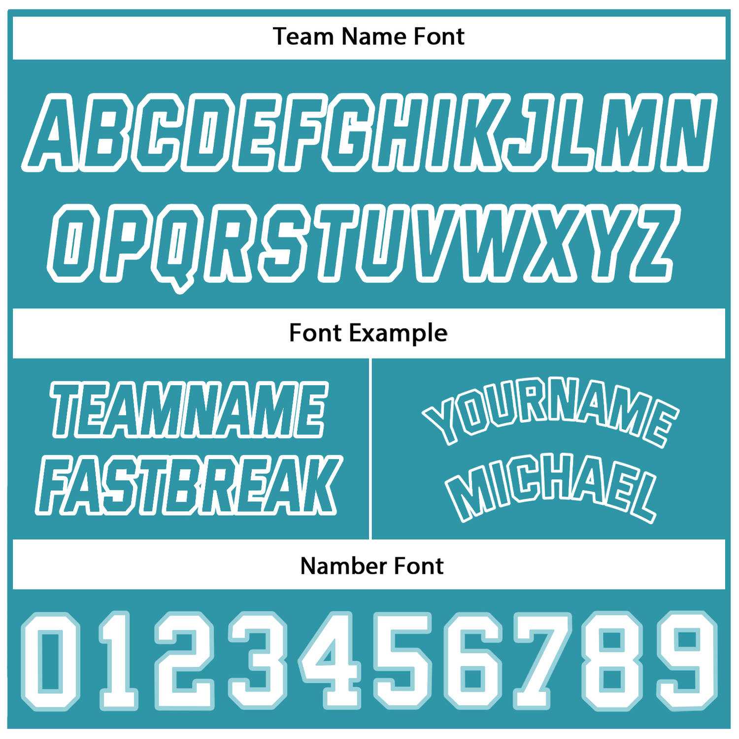 Custom Teal & White Reversible Basketball Jersey | Personalized Team Name & Number - Vosoli