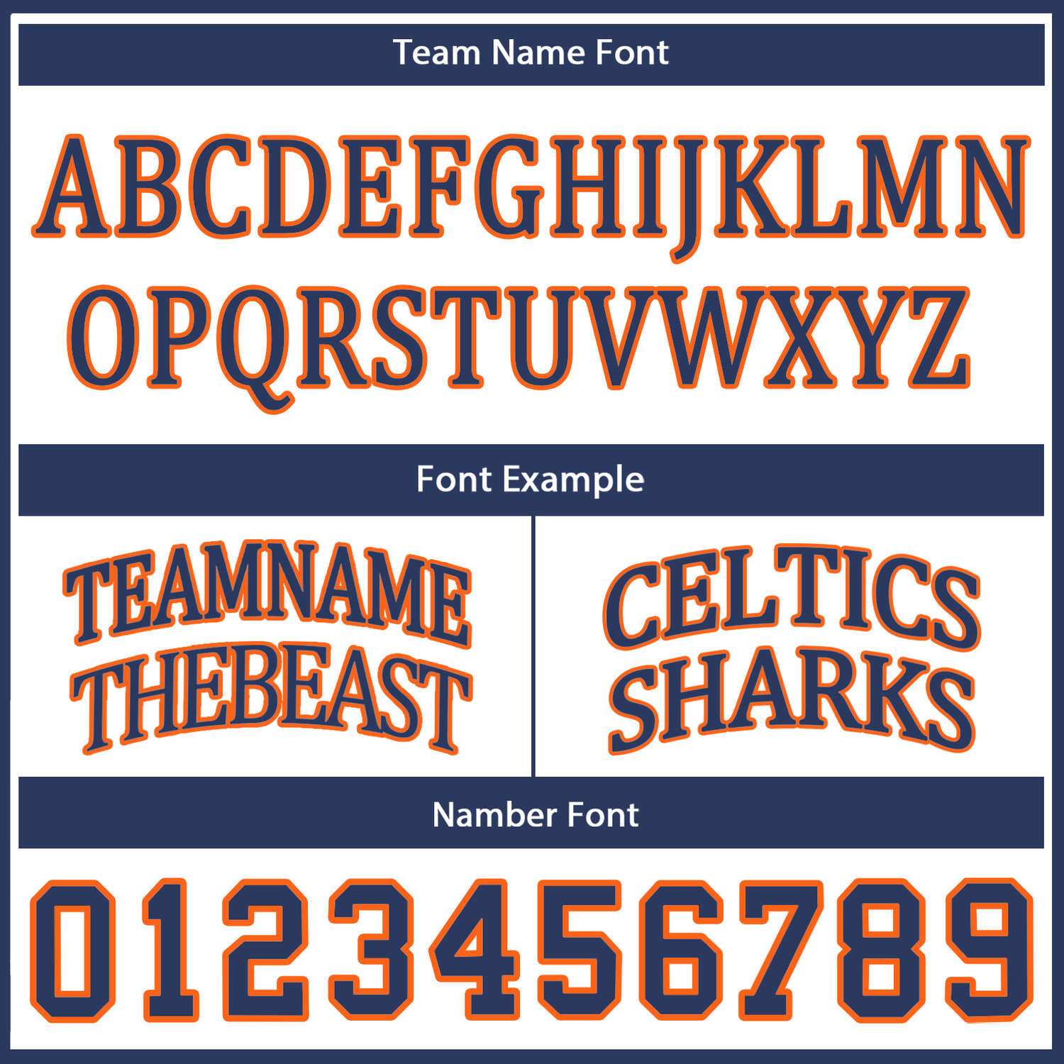 Custom White Navy & Orange Basketball Jersey Set | Personalized Team Uniform | Vosoli
