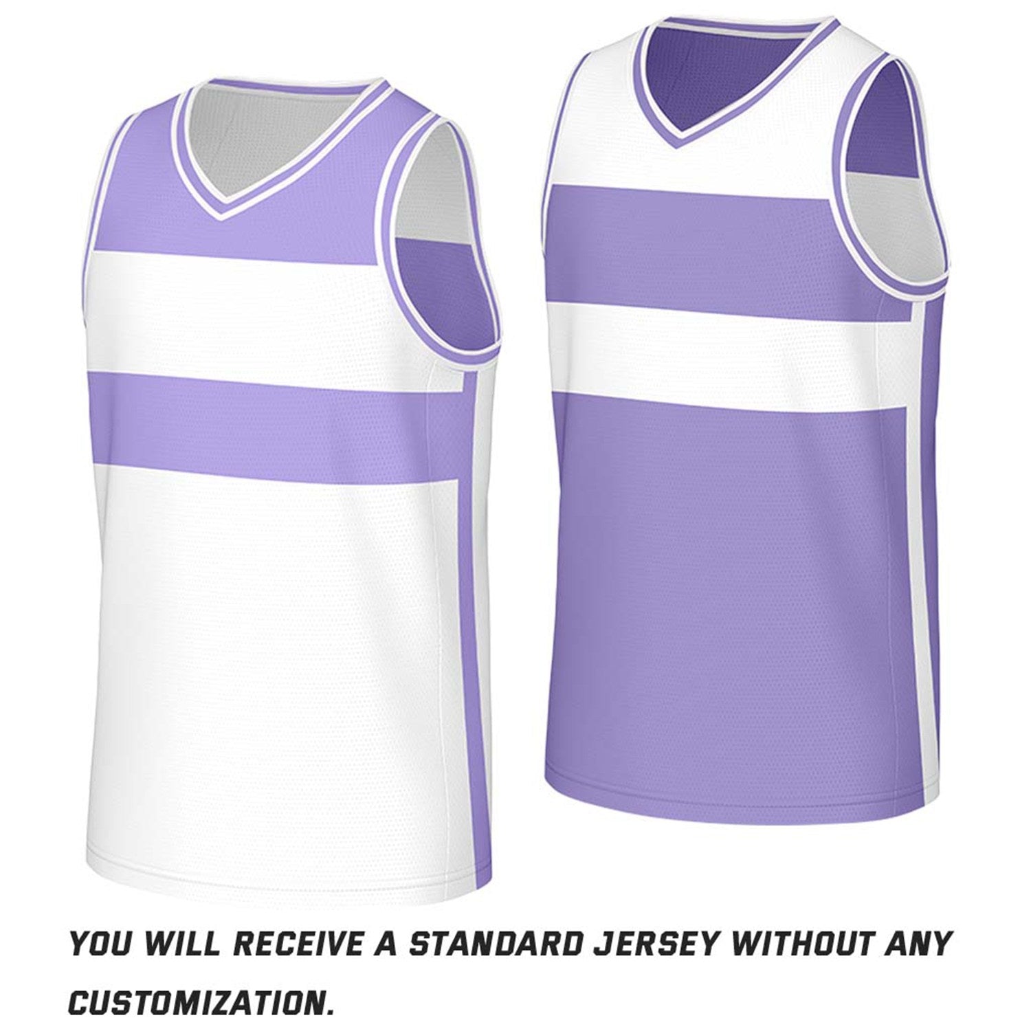 Custom Purple & White Color‑Block Reversible Basketball Jersey | Personalized Name Number Mesh Sports Jersey