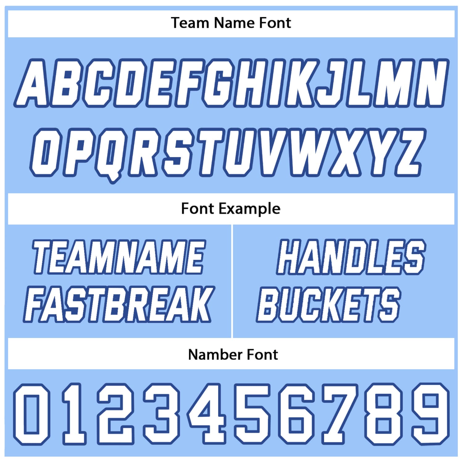 Custom Light Blue & White Star-Stripe Pattern Basketball Jersey - Personalized Team Name, Number & LOGO | Vosoli