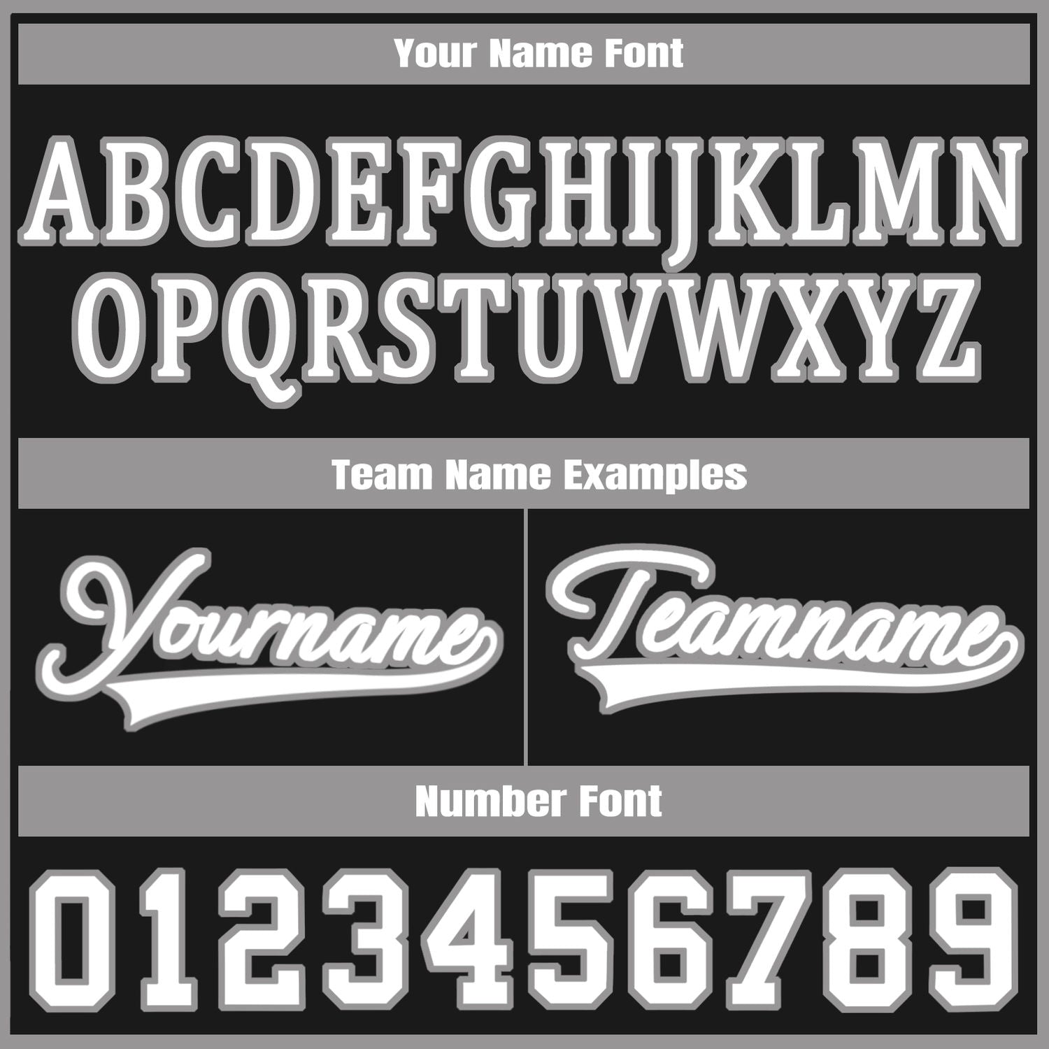 Custom Black Grey Jacket Personalized Team Name Number Letterman Bomber for Adult & Youth