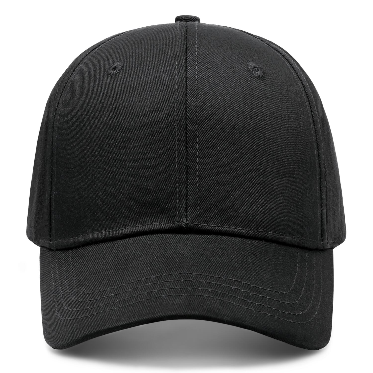 Vosoli Black Baseball Cap - Team Custom Embroider or Print Personalized Hat