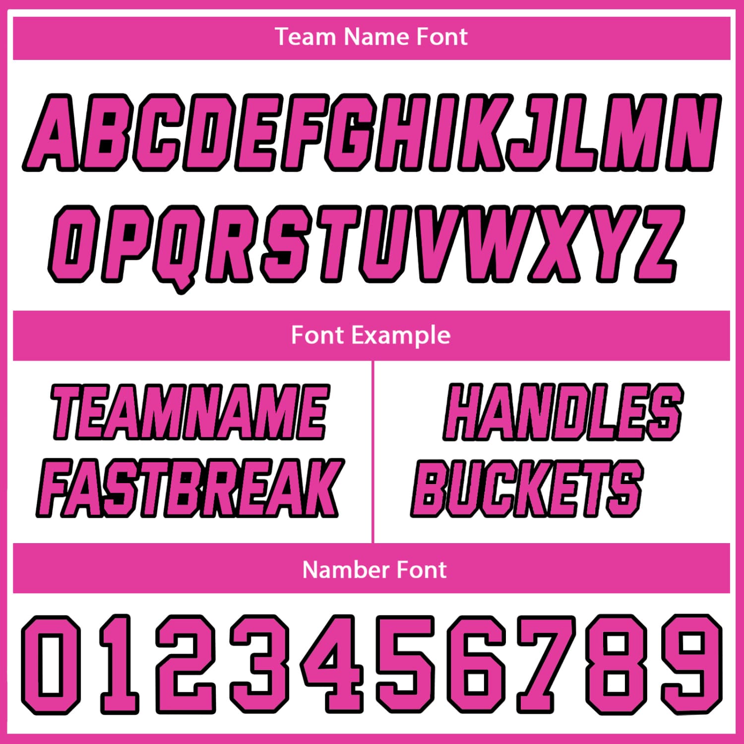 Custom Reversible Basketball Jersey for Individuals & Teams – Black, Pink & White | Vosoli