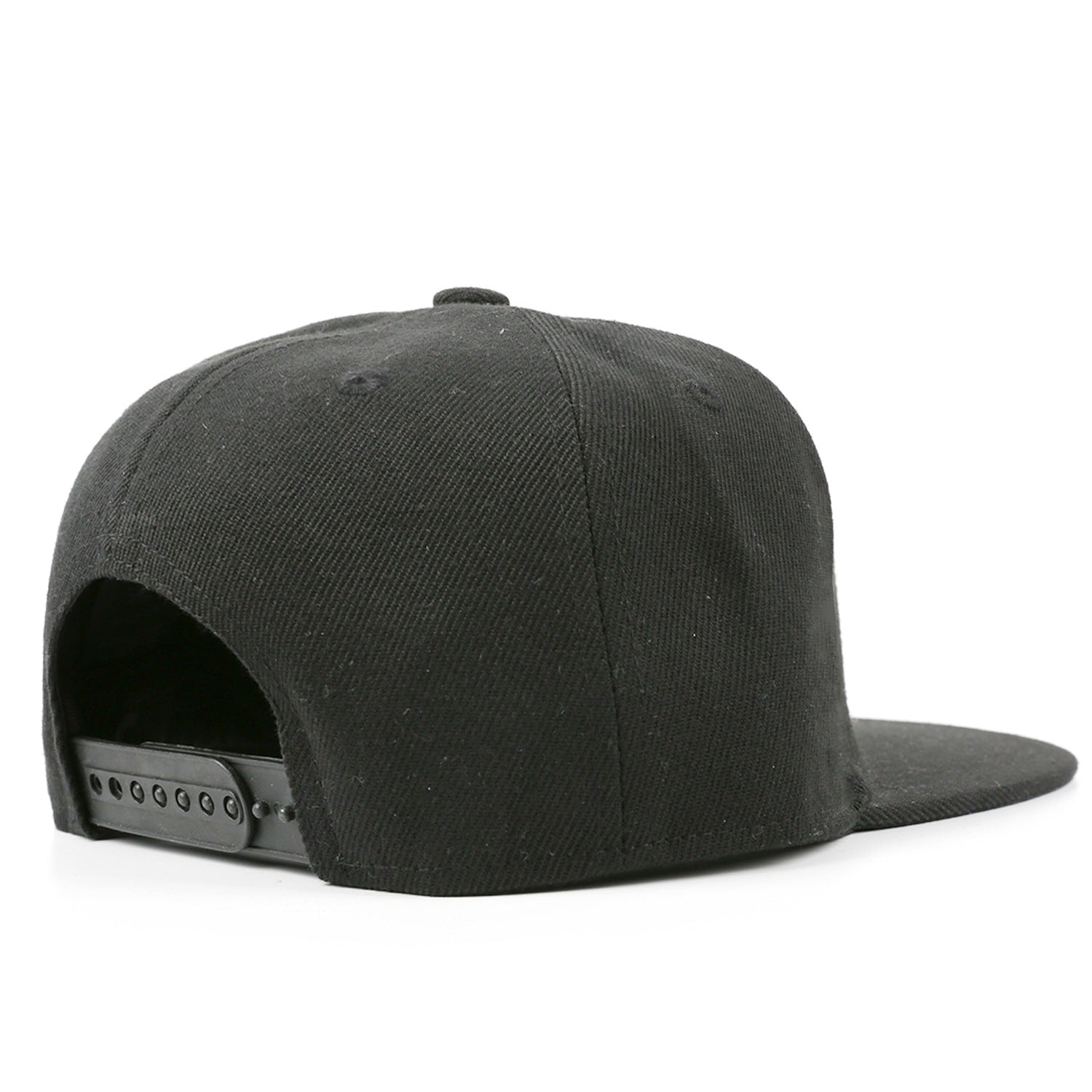 Vosoli Black Unisex Flat Brim Cap - Team Custom 3D Embroidery or Print Personalized Hat
