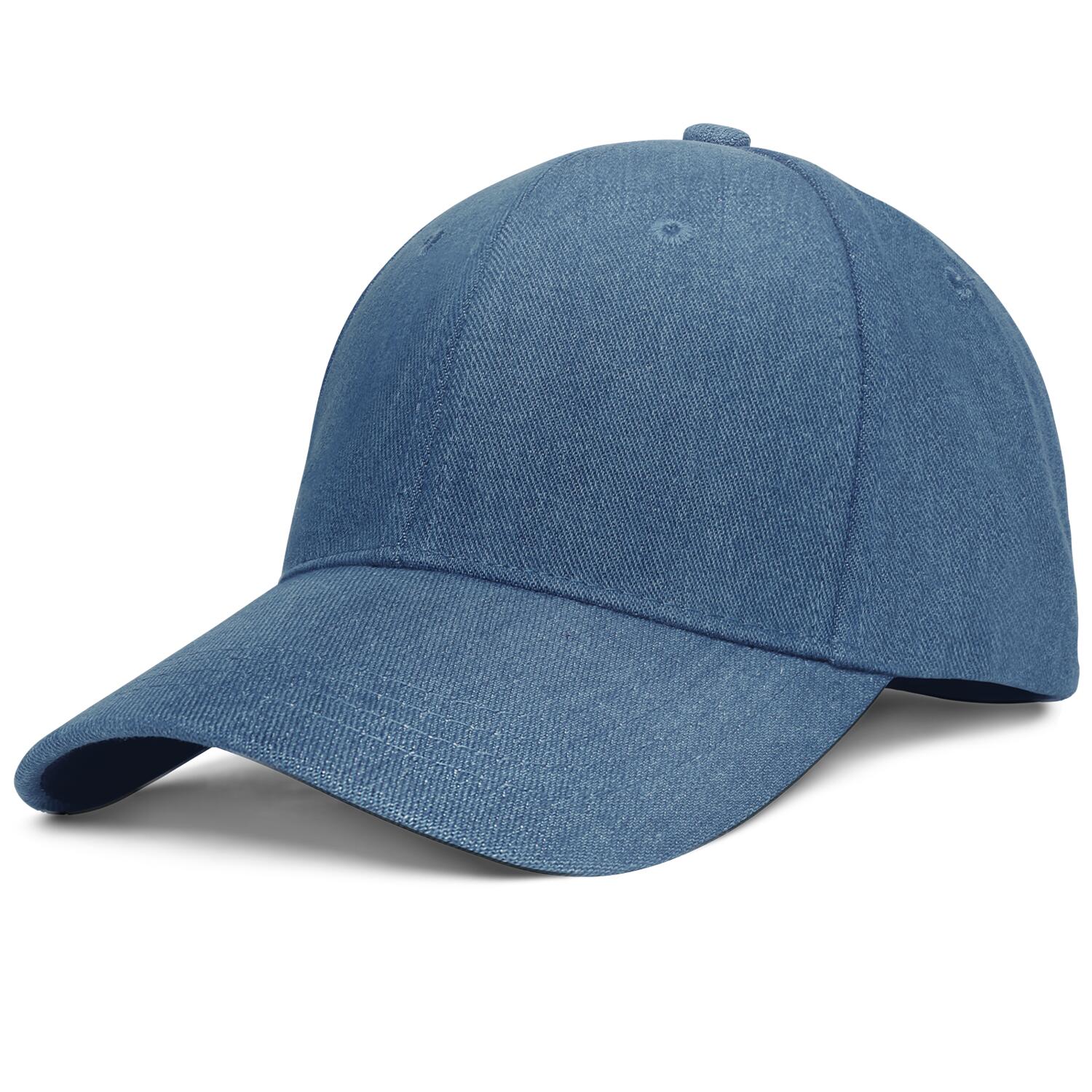 Vosoli Blue Denim Baseball Cap - Team Custom Embroider or Print Personalized Hat