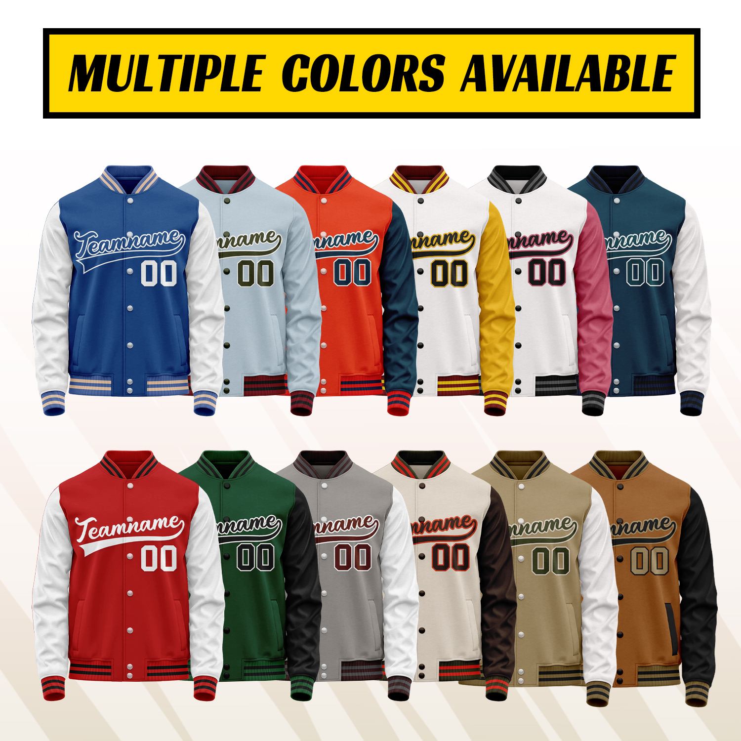Custom Green & Black Two-Tone Varsity Jacket | Personalized Baseball Bomber with Name, Number & Logo