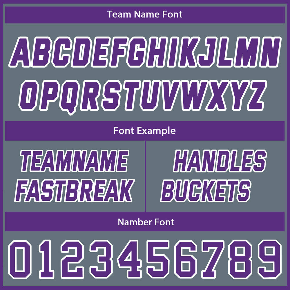 Custom Purple & Grey Reversible Basketball Jersey | Personalized Double-Sided Mesh Team Uniform - VOSOLI
