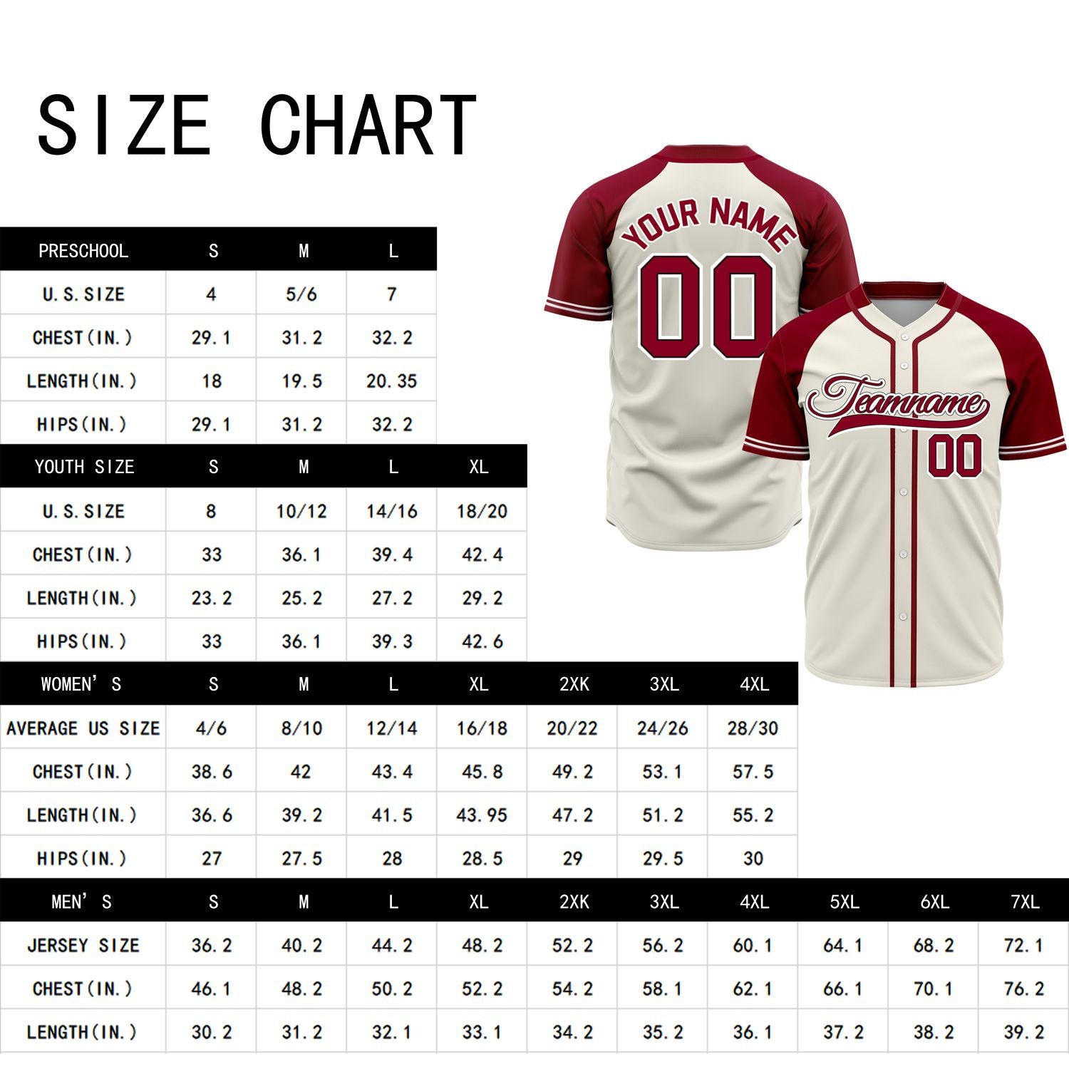 VOSOLI Custom Stitched Maroon and Cream Retro Baseball Jersey