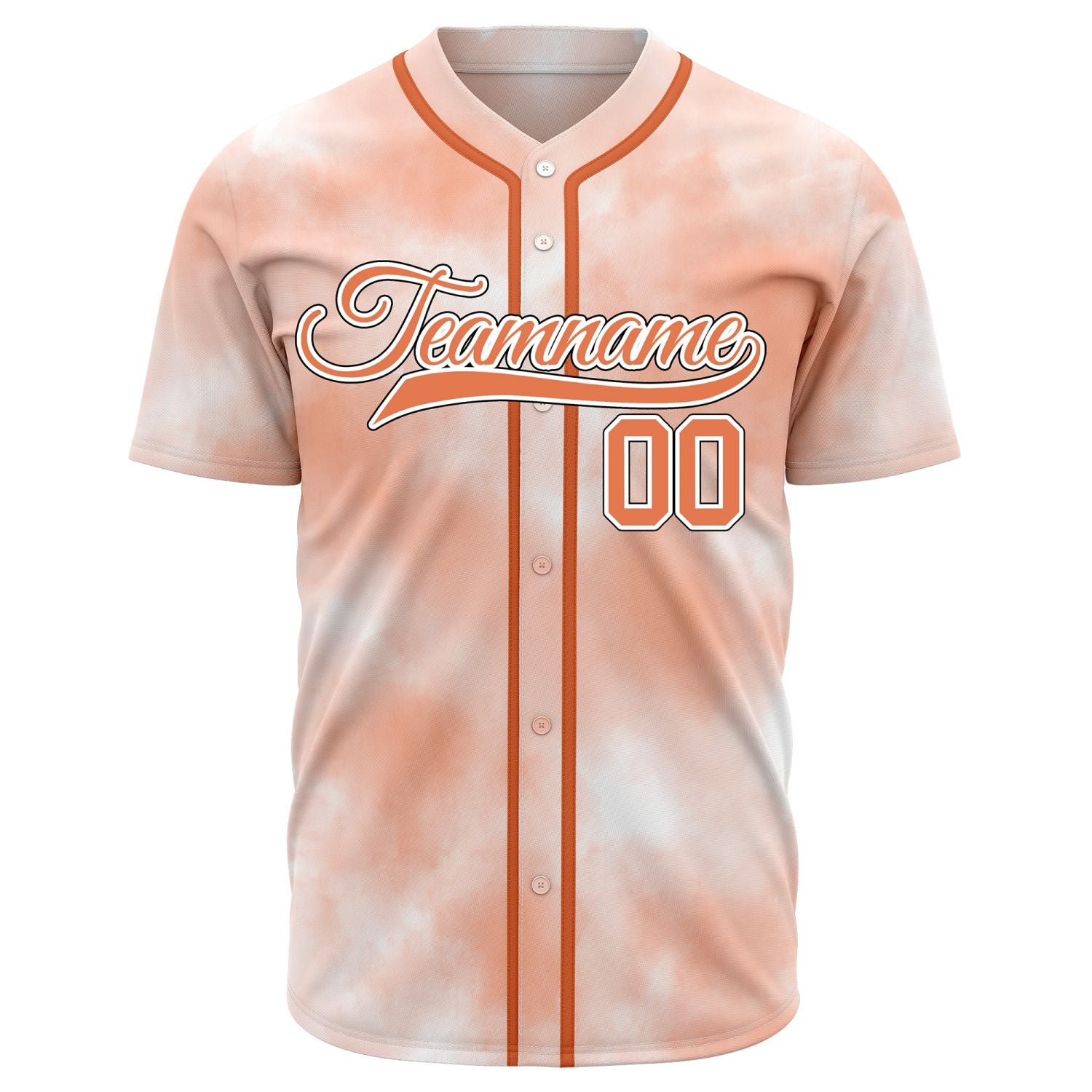 VOSOLI Urban Safari Khaki Tie-Dye Graffiti Custom Baseball Jersey