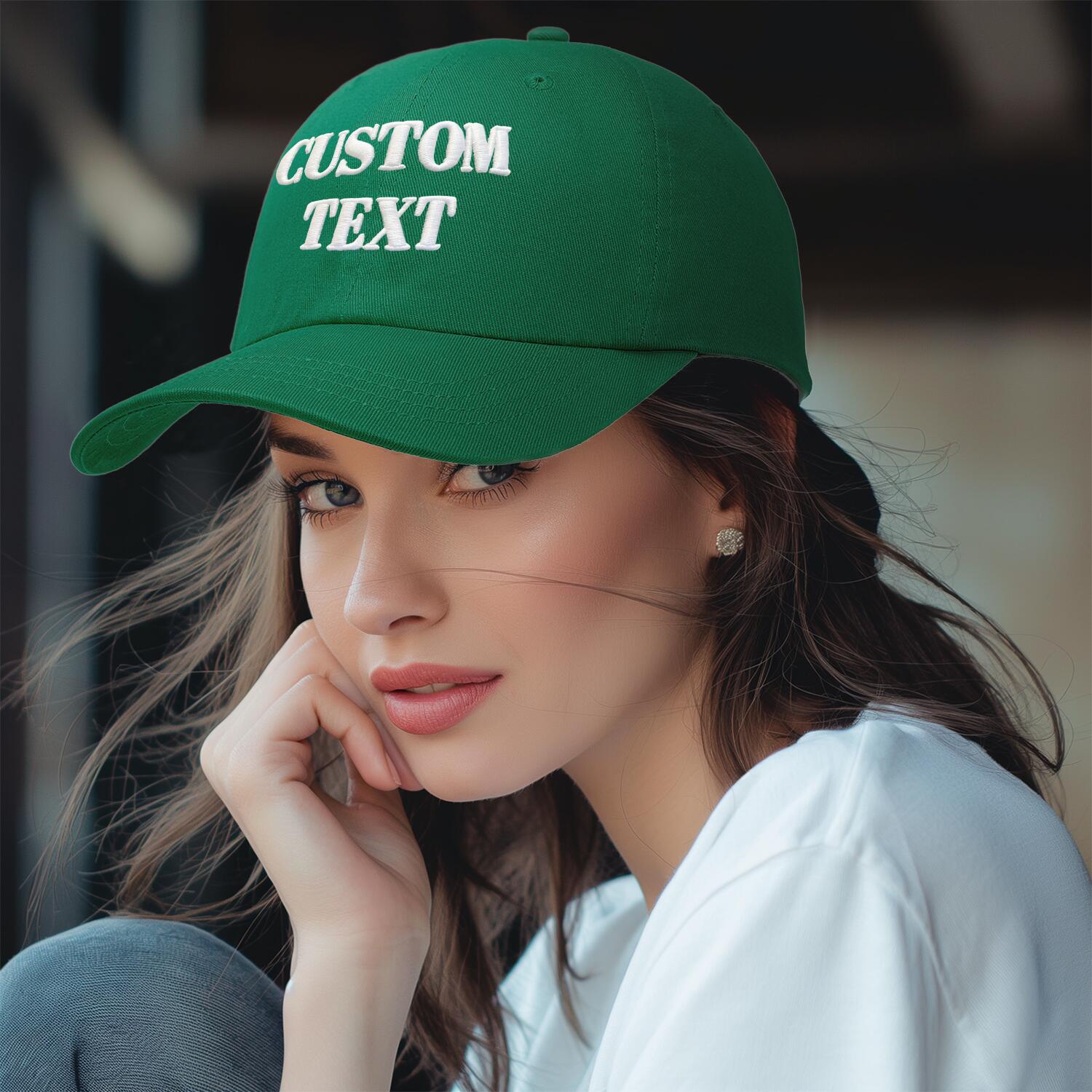 Vosoli Forest Green Unisex Baseball Cap - Personal & Team Custom 3D Embroidery or Print Hat