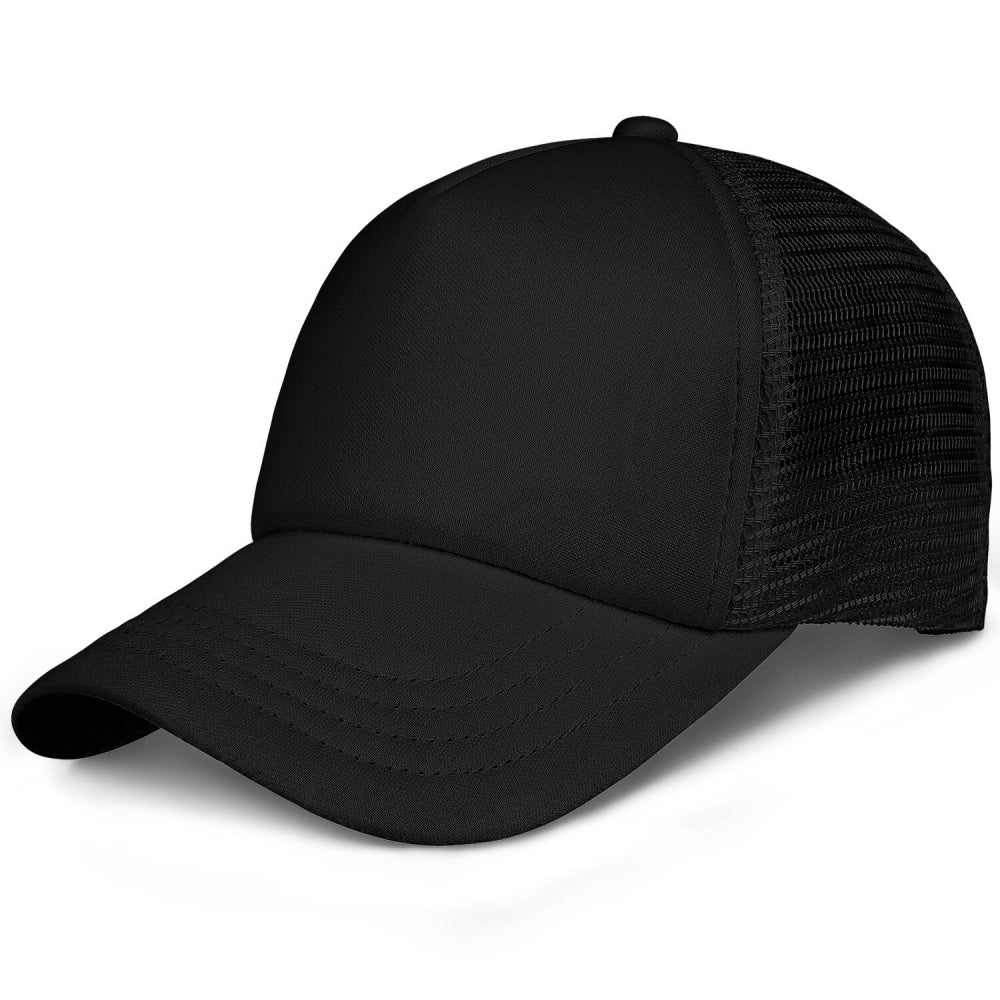 Vosoli Kids Black Mesh Trucker Cap - Custom Embroidered Personalized Children’s Hat