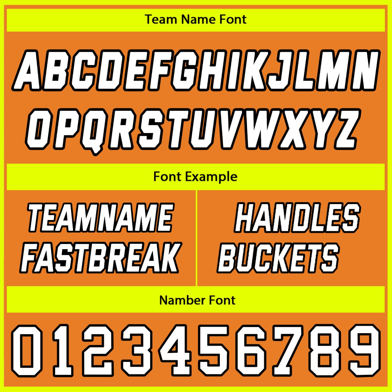Custom Reversible Basketball Jersey for Individuals & Teams – Orange, Neon Yellow & White | Vosoli