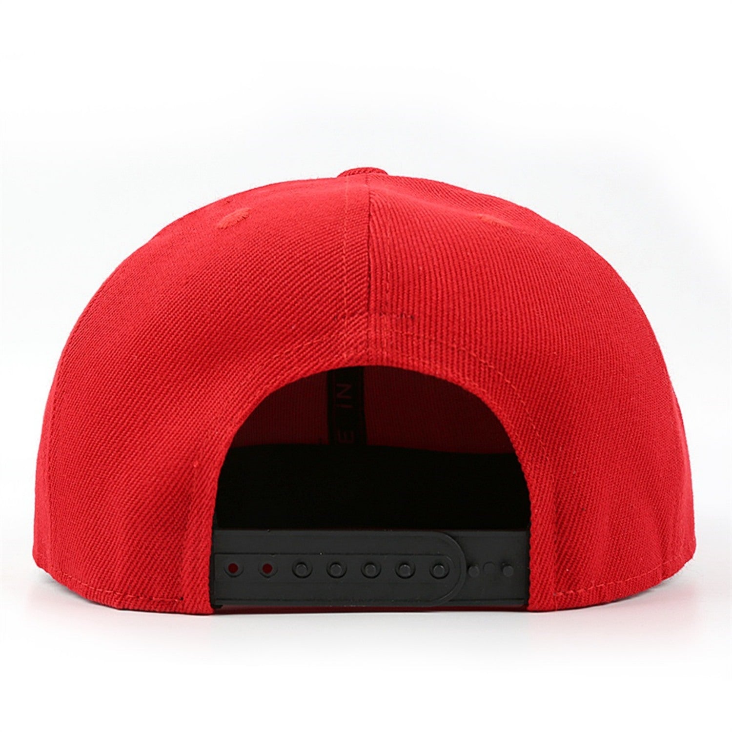 Vosoli Red & Black Color-Block Flat-Brim Hat - Unisex Personal & Team Custom 3D Embroidery or Print Cap