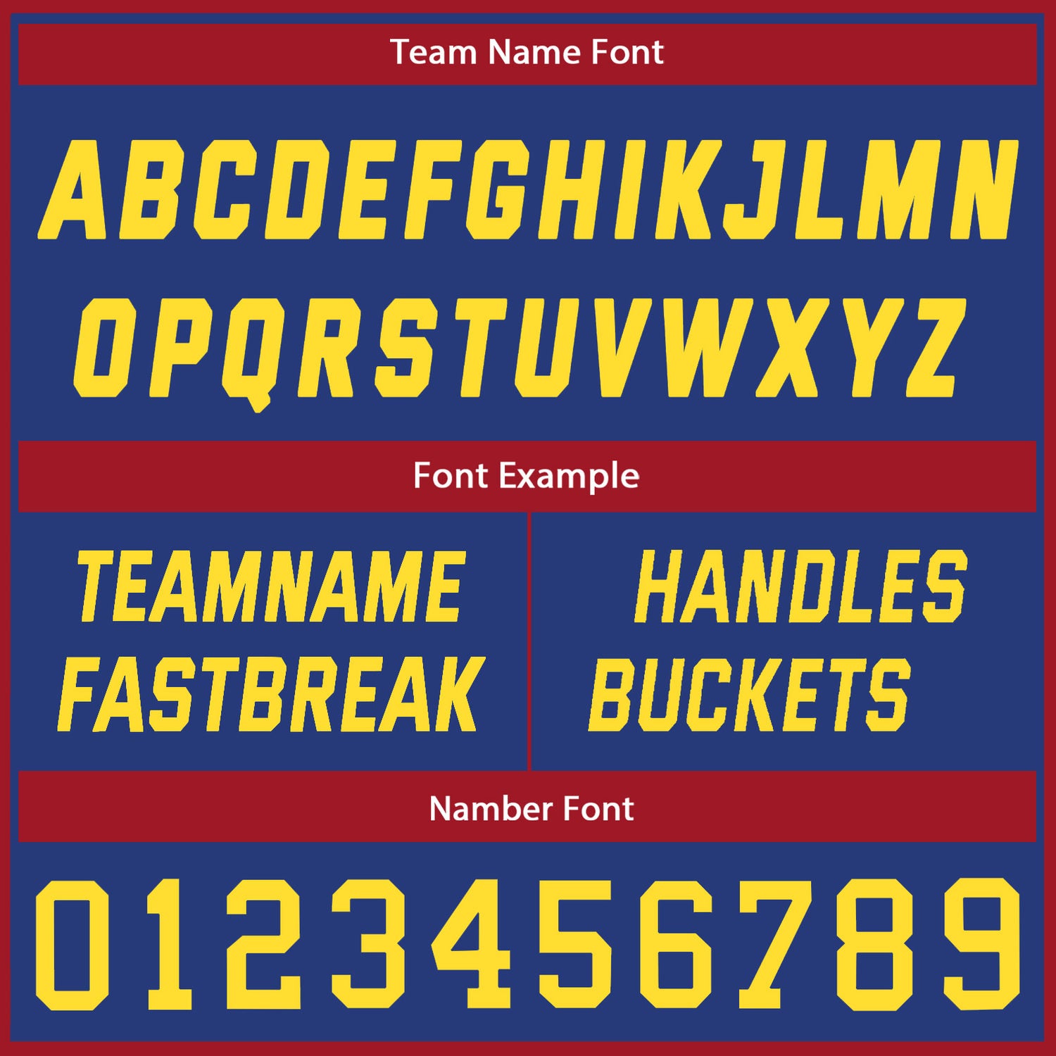 Custom Royal Blue & Red with Gold Accent Soccer Uniform Set for Teams & Individuals | Vosoli