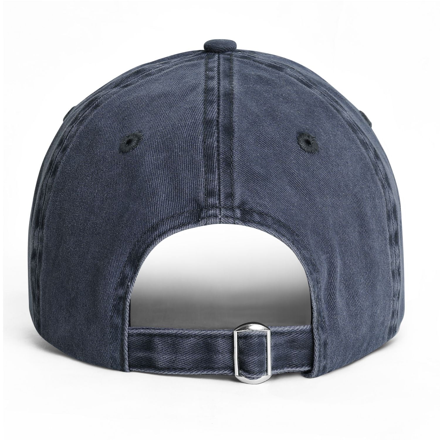 Vosoli Blue Washed Denim Unisex Baseball Cap - Team Custom 3D Embroidery or Print Personalized Hat