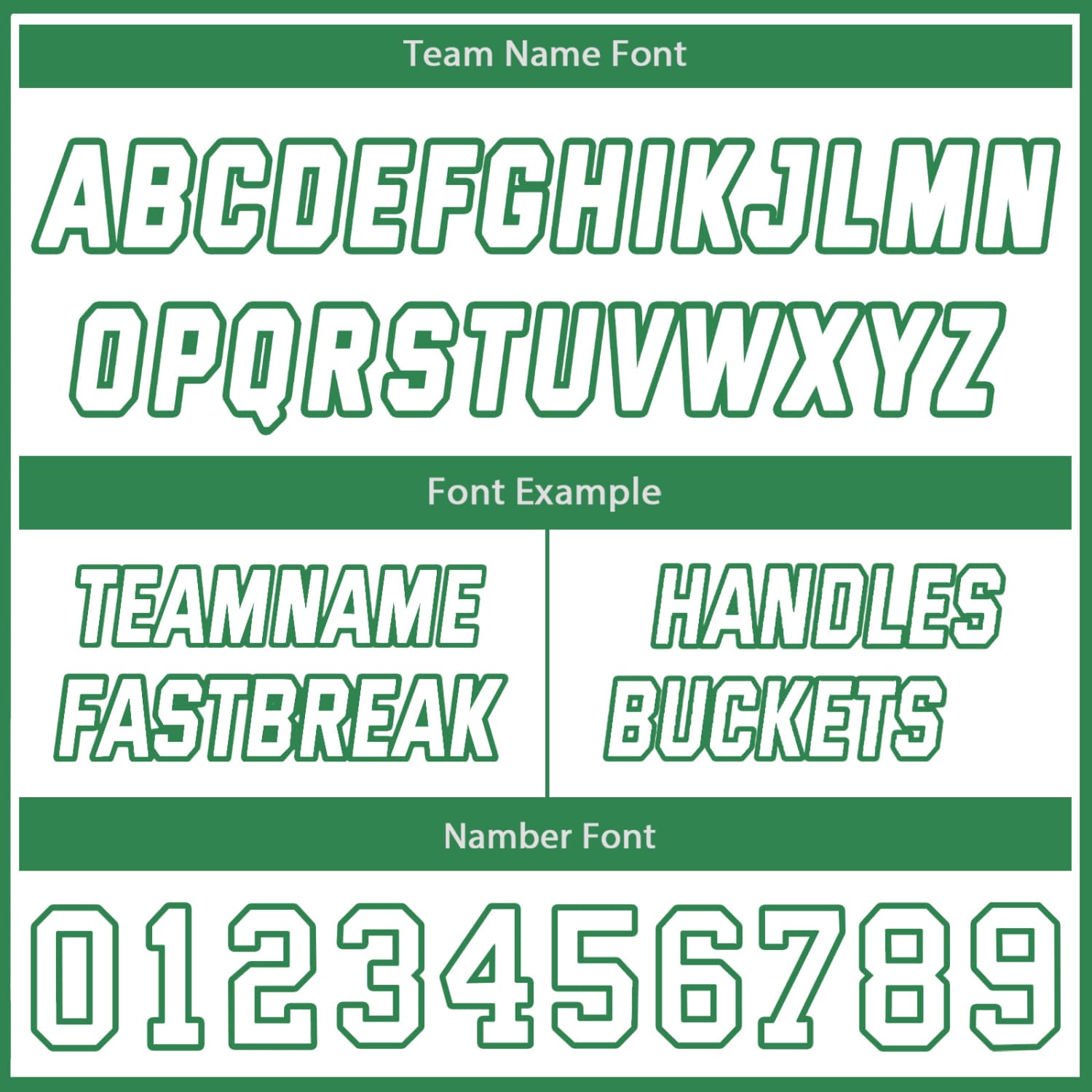 Custom White & Green Sketch Pattern Basketball Jersey - Personalized Team Name, Number & LOGO | Vosoli