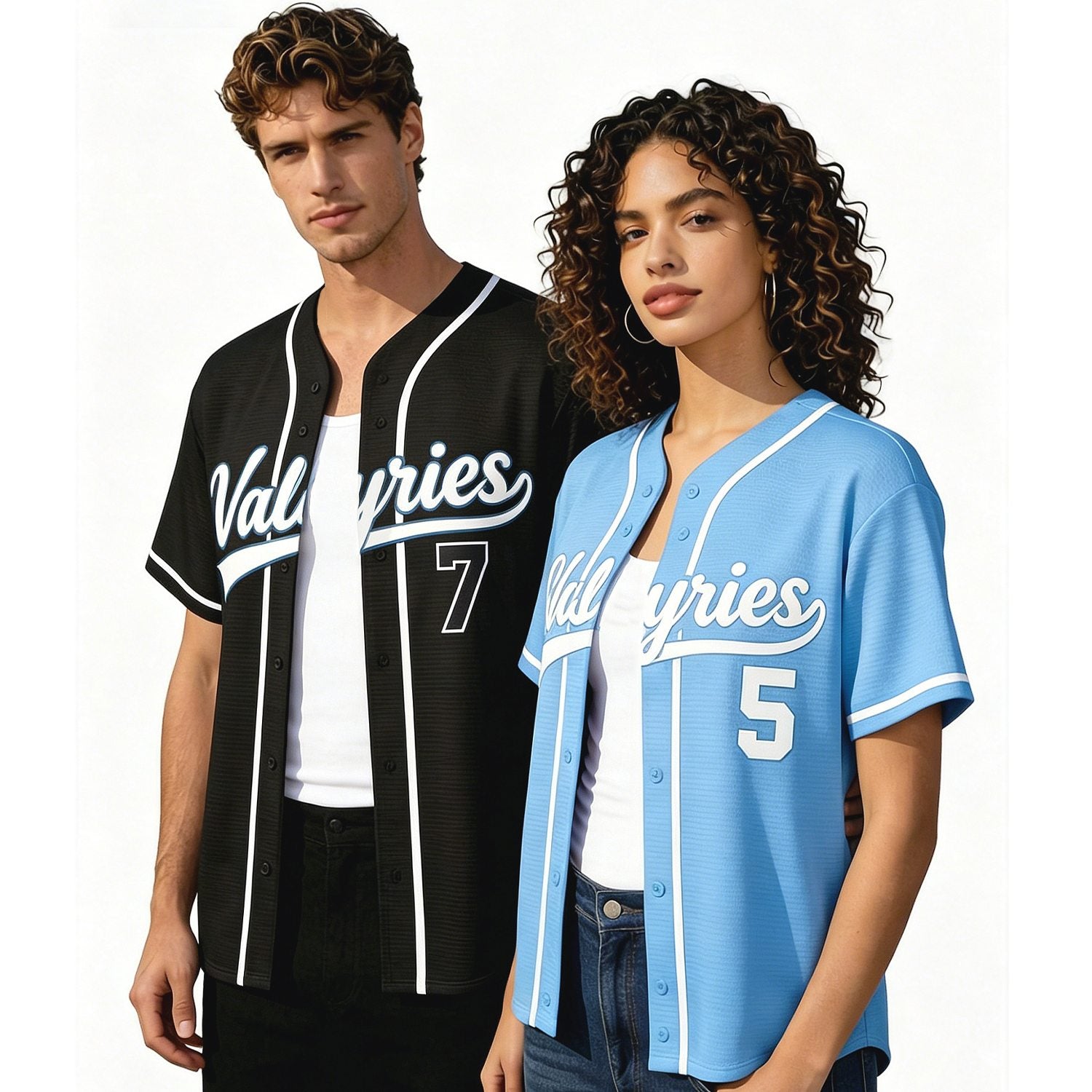Custom Stitched Baseball Jersey Navy Red White | Personalized Name & Number | Team Uniform