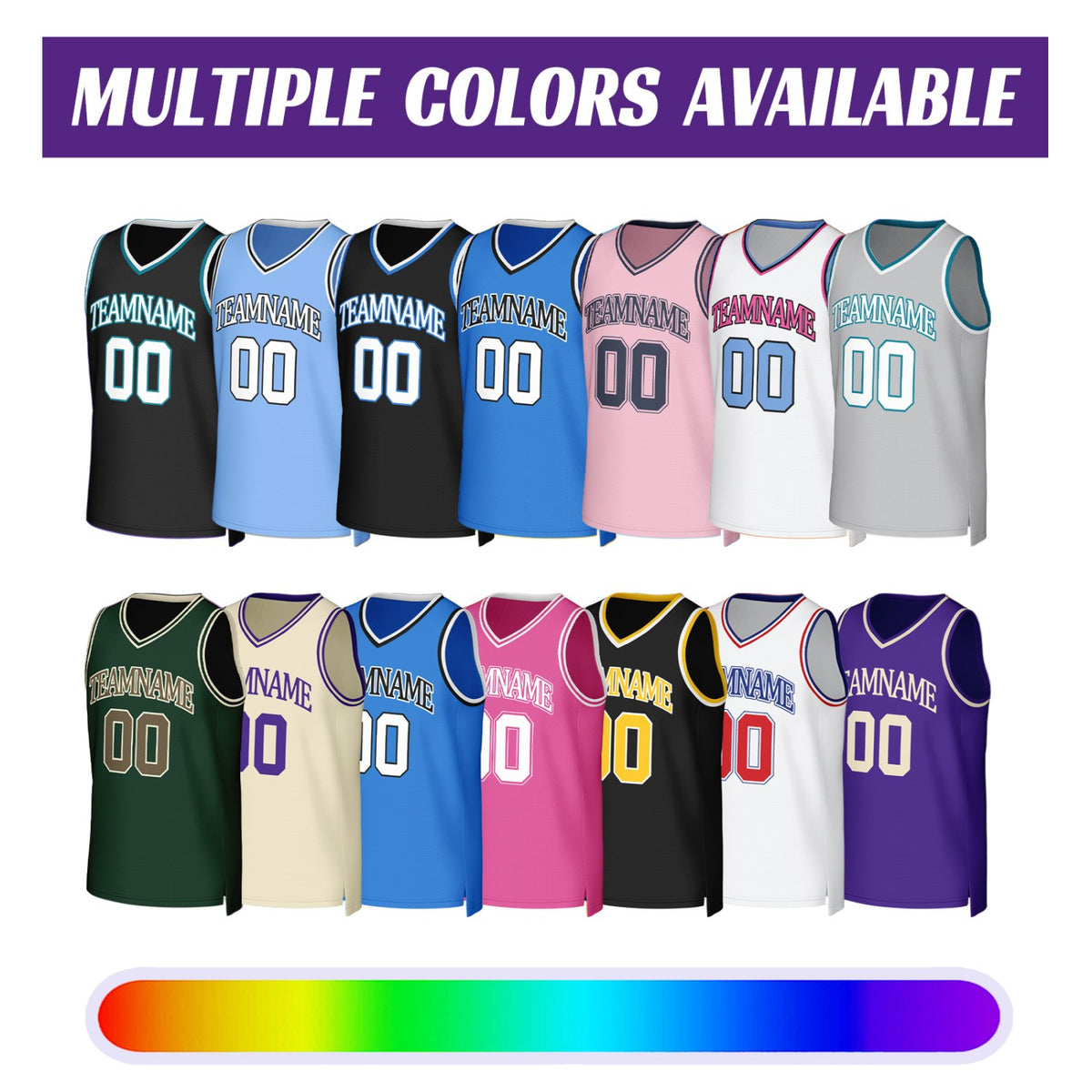 Custom Black & White Basketball Jersey | Personalized Name & Number Team Uniform