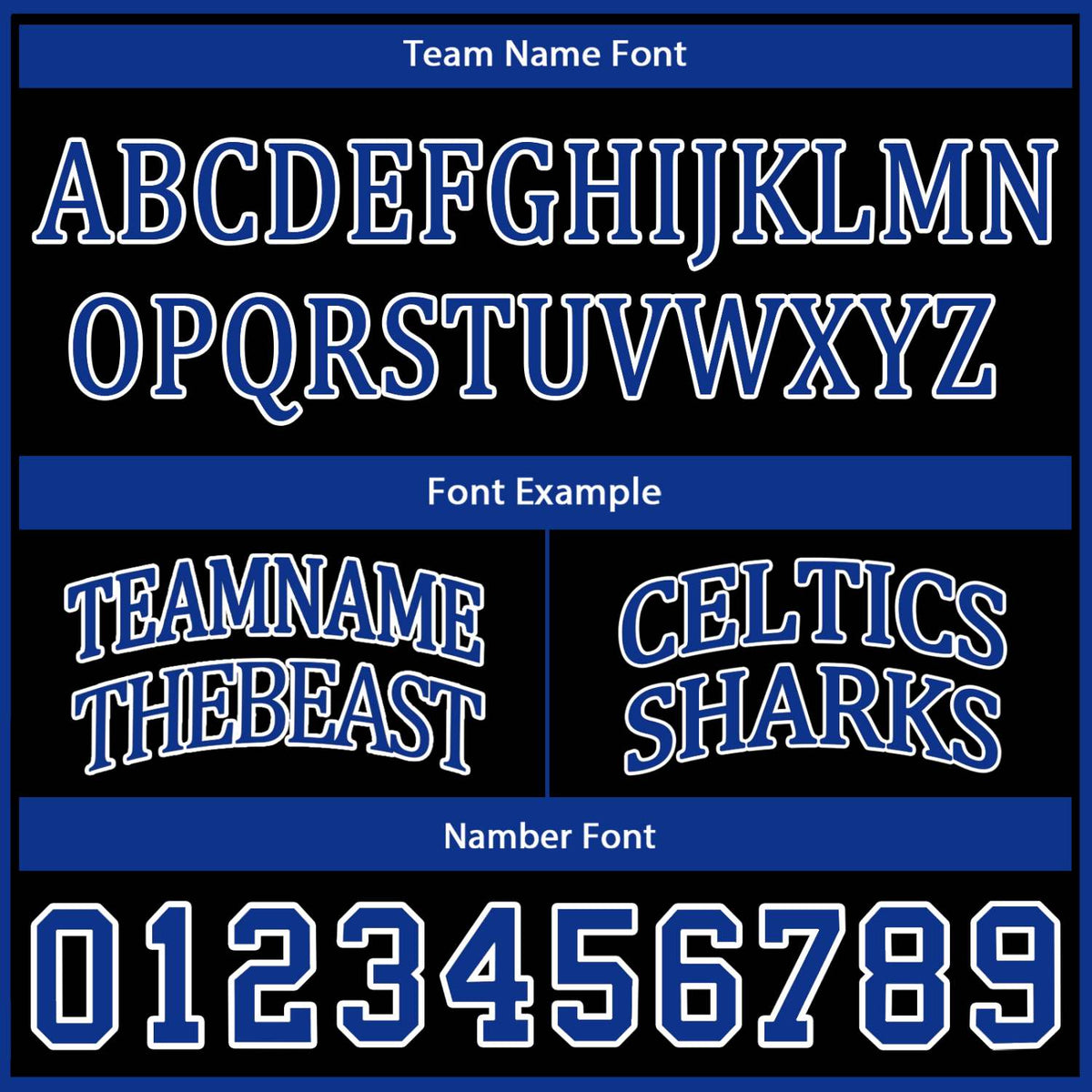 Custom Black & Blue Basketball Jersey | Personalized Name & Number Team Uniform