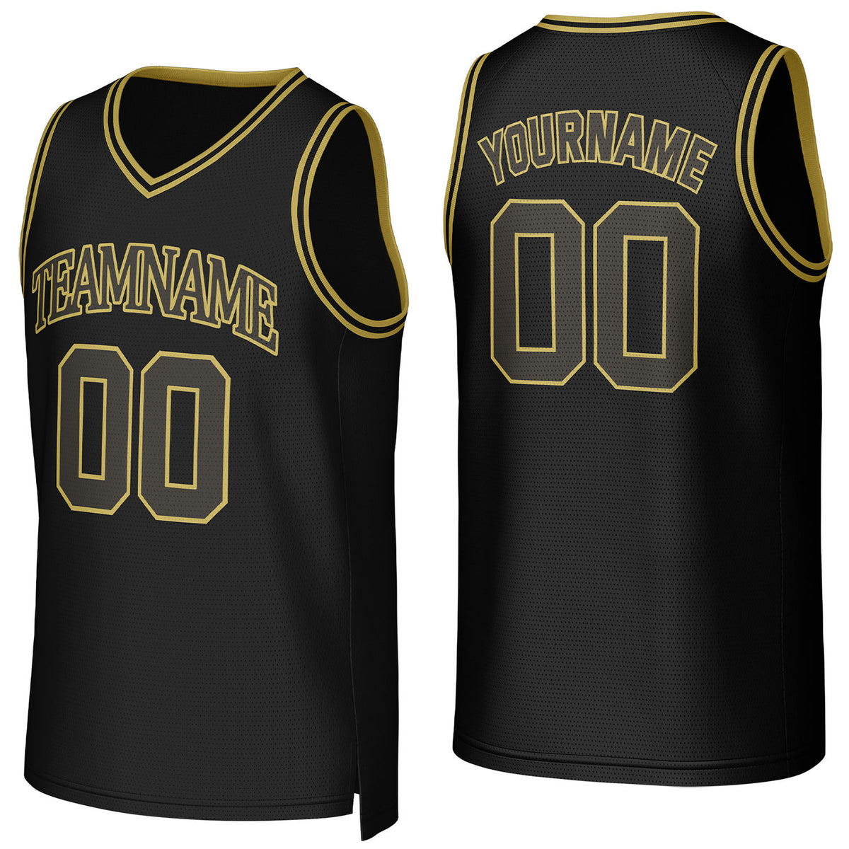 Custom black basketball jersey with logo, personalized name &amp; number, team uniform for men women youth game practice - Vosoli