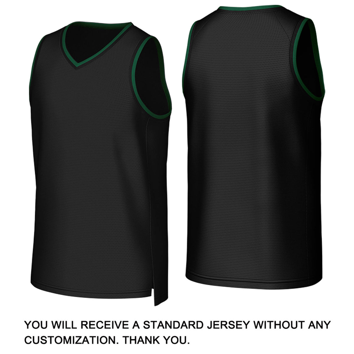 Custom Black & Green Mesh Basketball Jersey | Personalized Team Uniform for youth & adults