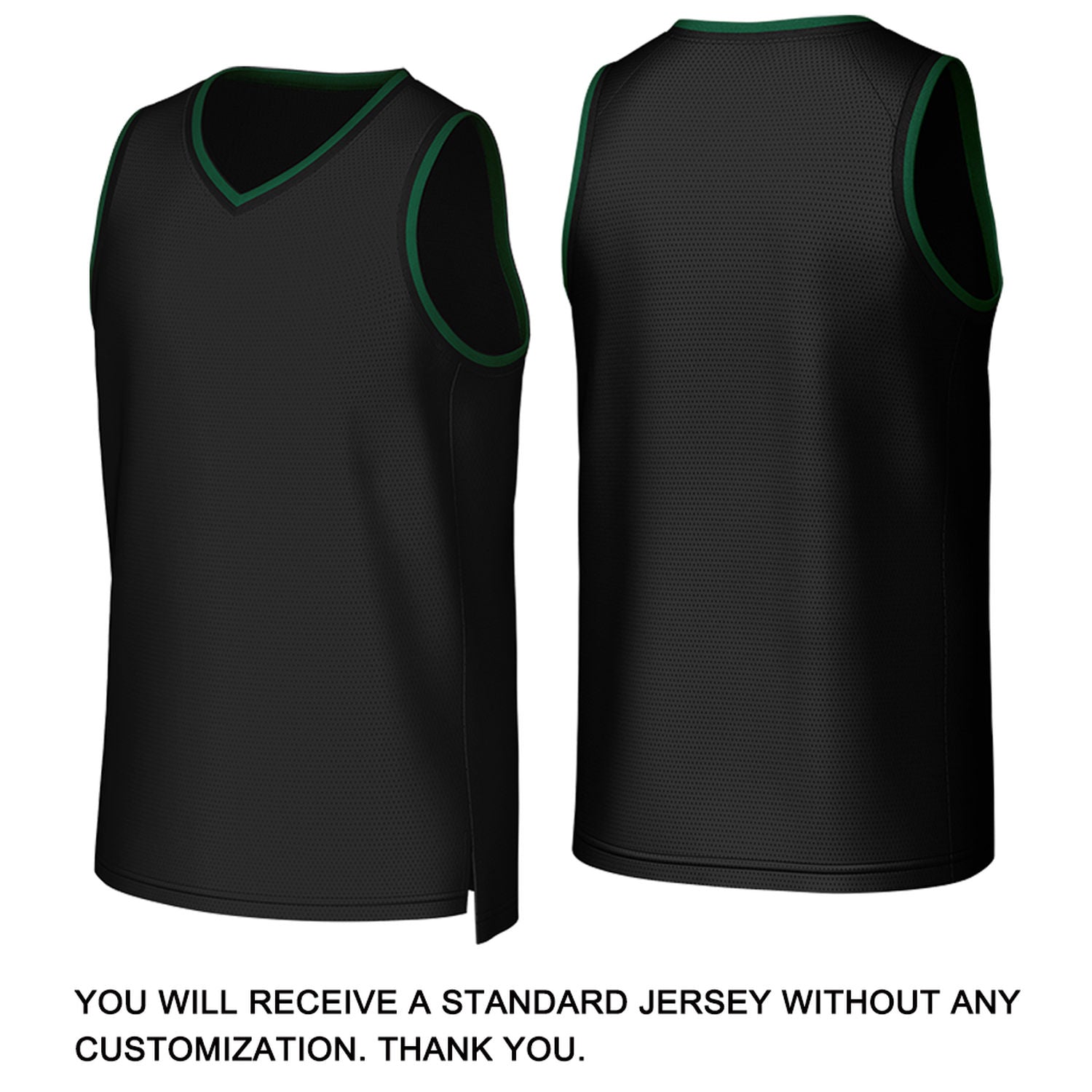 Custom Black & Green Mesh Basketball Jersey | Personalized Team Uniform for youth & adults