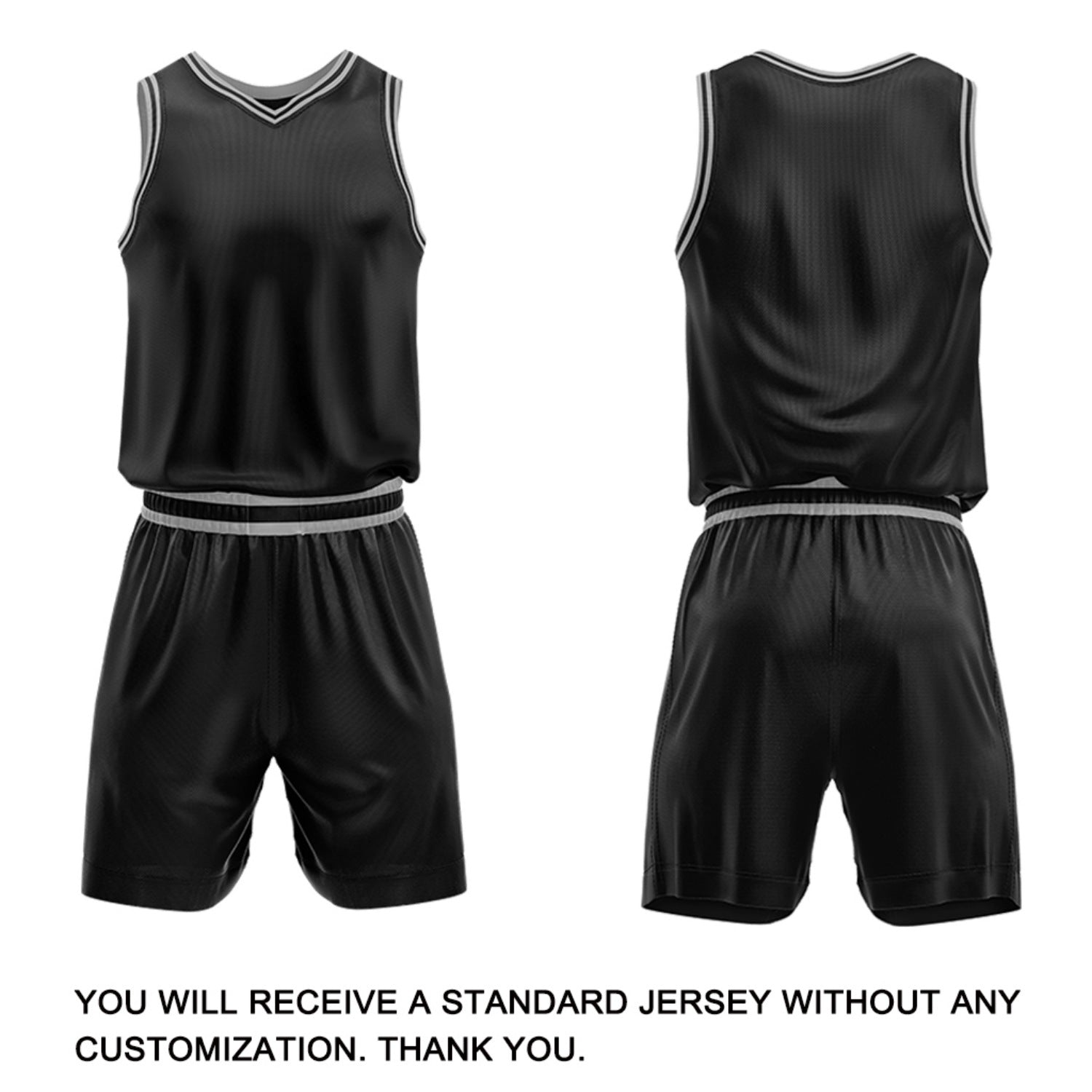 Custom Black Leopard Accent Basketball Jersey & Shorts Set | Personalized Team Uniform