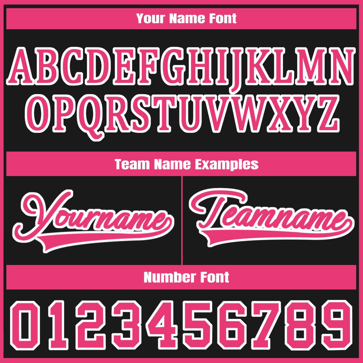 Custom Black Pink Jacket Personalized Team Name Number Letterman Bomber for Adult & Youth