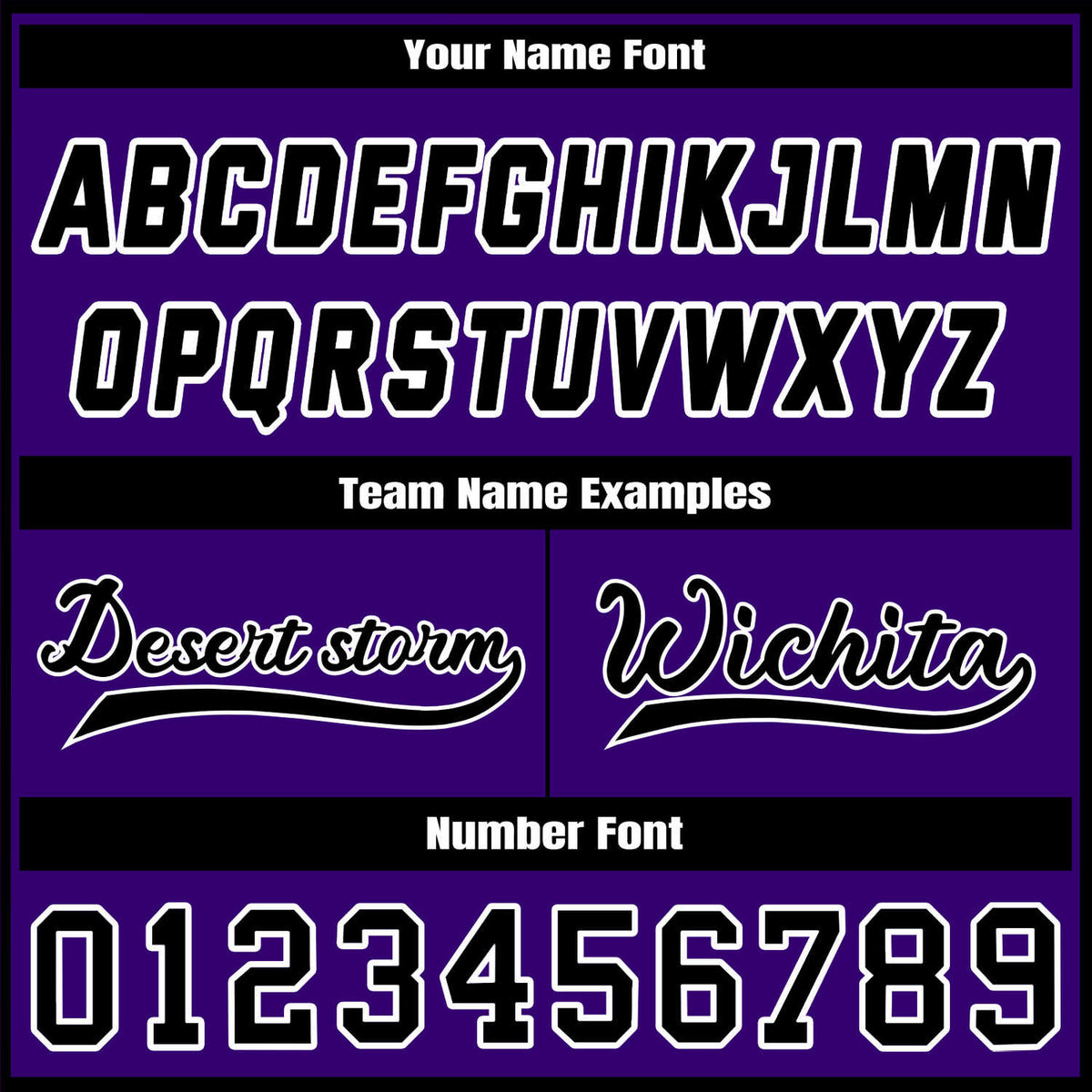 Custom Black & Purple Contrast Sleeve Varsity Baseball Jacket | Personalized Team Name & Number