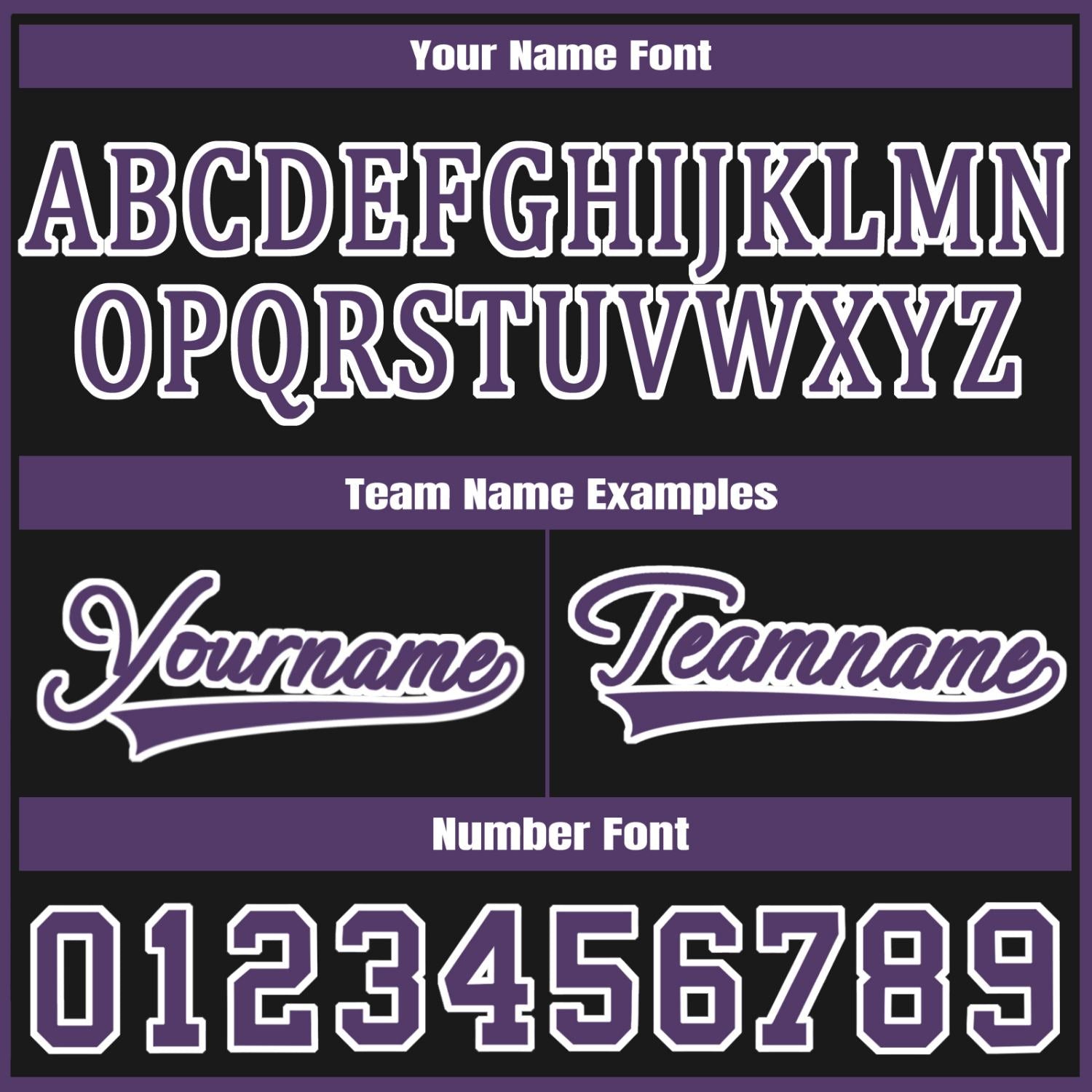 Custom Black Purple Jacket Personalized Team Name Number Letterman Bomber for Adult & Youth