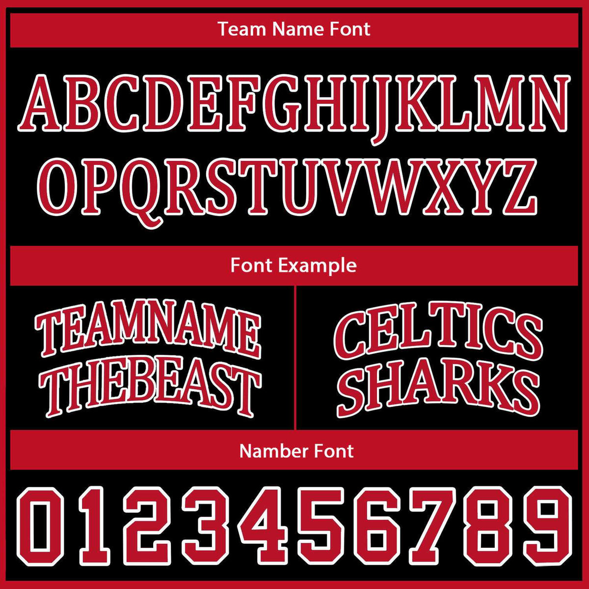 Custom Black & Red Basketball Jersey Set | Personalized Team Uniform | Vosoli