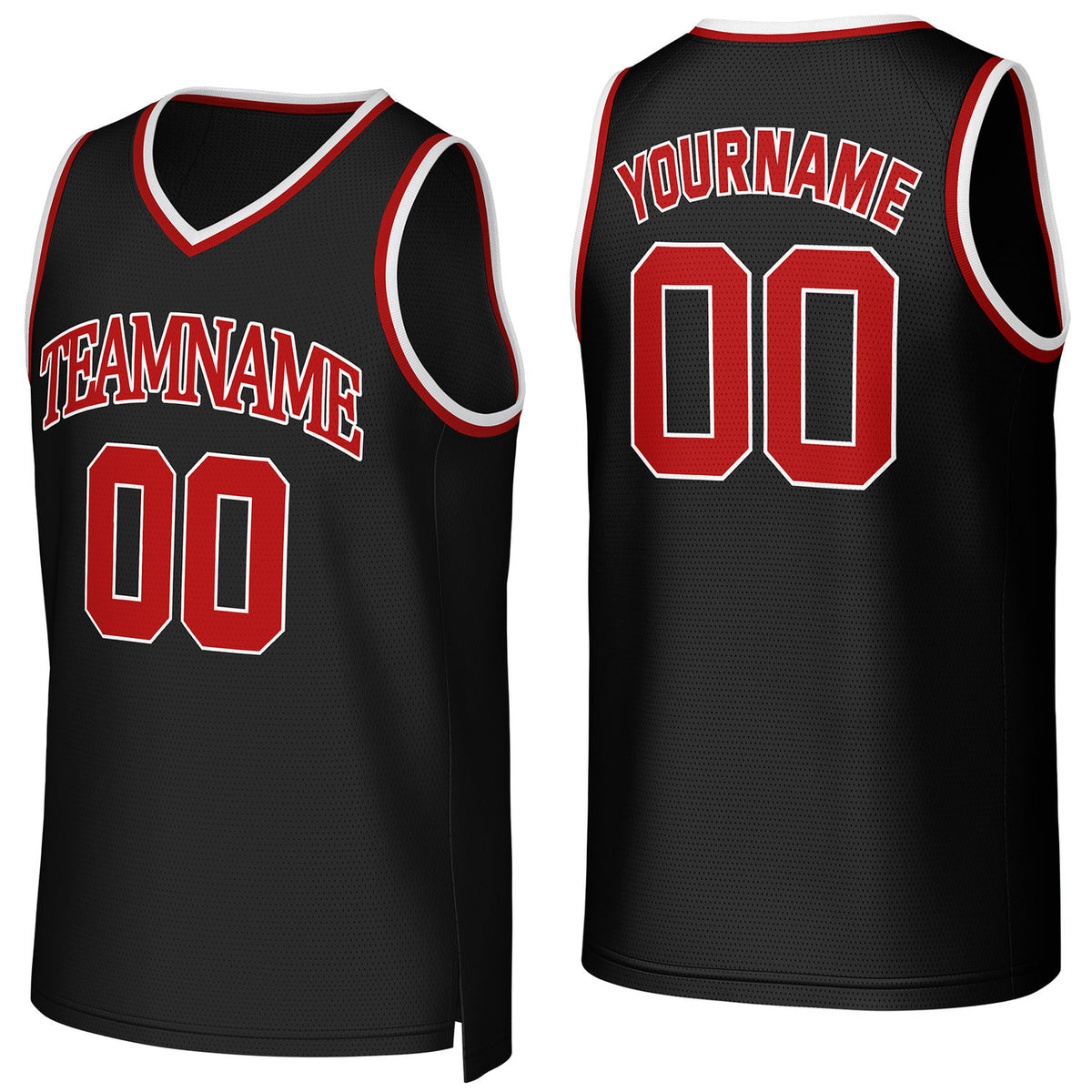 Custom black basketball jersey with logo, personalized name &amp; number, sleeveless team uniform for men women youth game practice - Vosoli