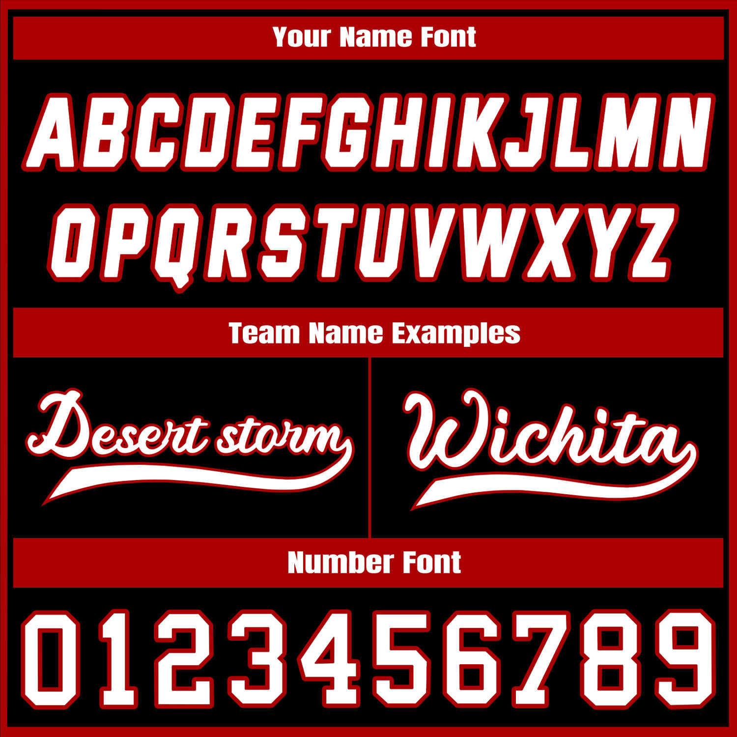 Custom Black & Red Contrast Sleeve Varsity Baseball Jacket | Personalized Team Name & Number