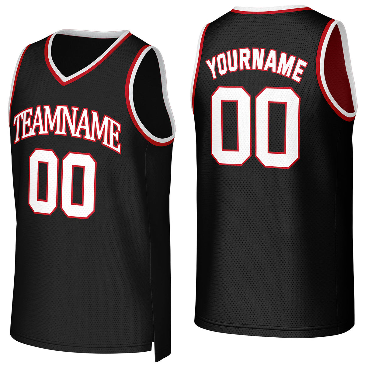 Custom black mesh basketball jersey with logo, personalized name &amp; number, team uniform for men women youth game practice - Vosoli
