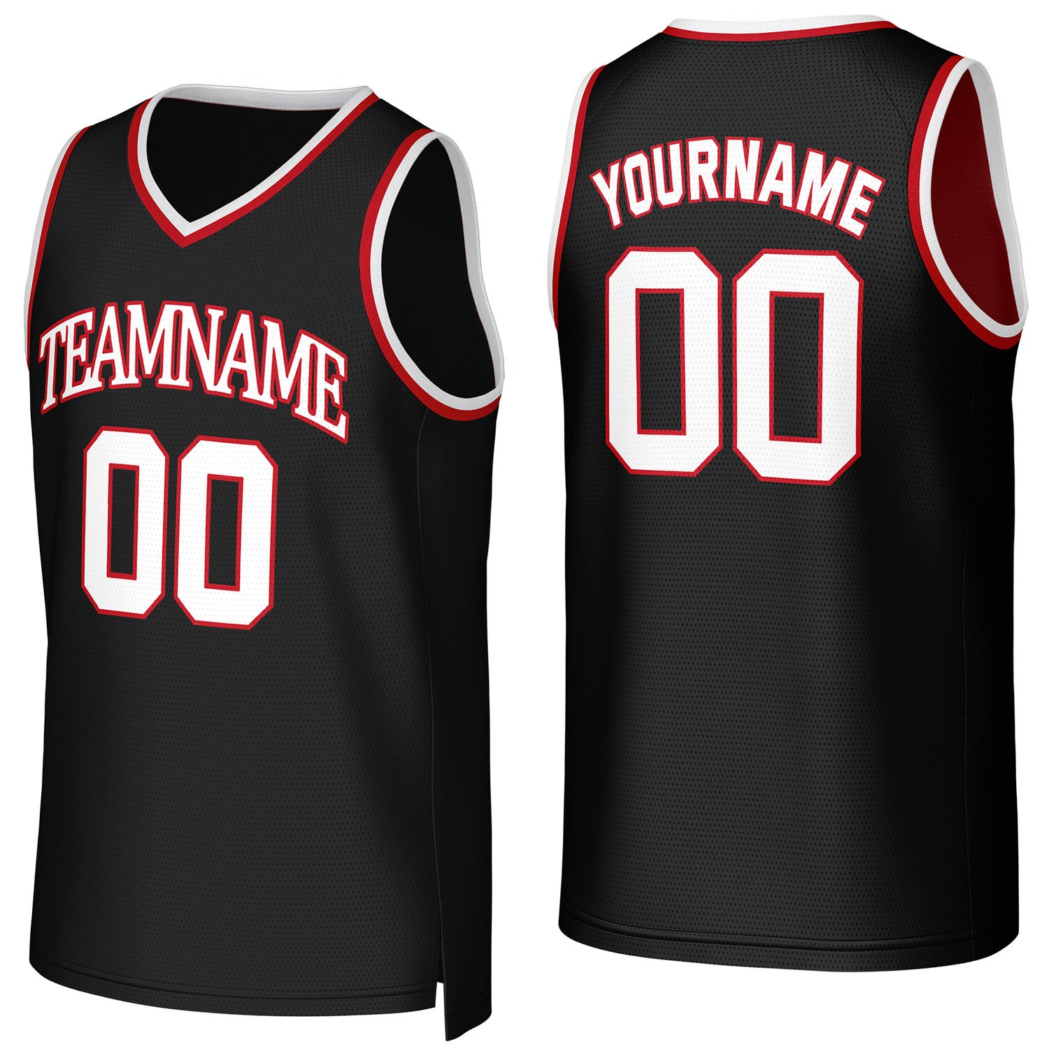 Custom black mesh basketball jersey with logo, personalized name & number, team uniform for men women youth game practice - Vosoli