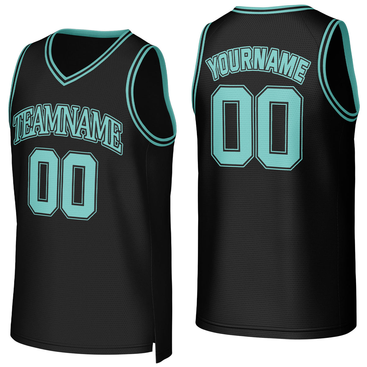 Custom black basketball jersey with logo, personalized name &amp; number, team uniform for men women youth game practice - Vosoli