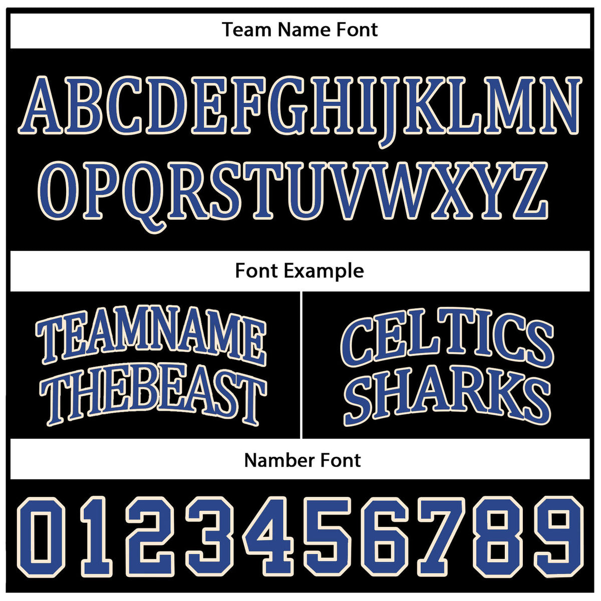 Custom Black White & Blue Basketball Jersey Set | Personalized Team Uniform | Vosoli