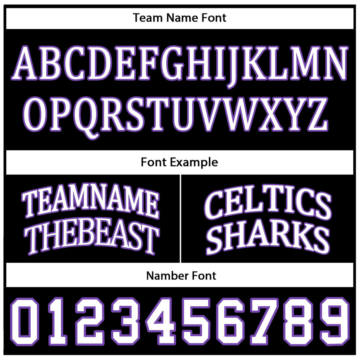 Custom Black White & Purple Basketball Jersey Set | Personalized Team Uniform | Vosoli
