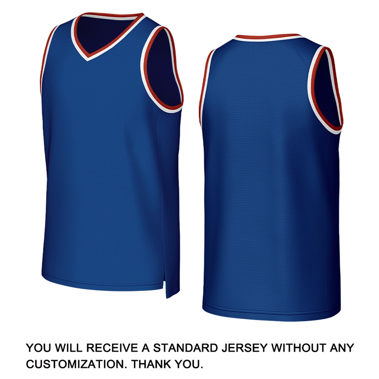 Custom Blue Red Stitched Basketball Jersey | Personalized Name Number Logo Mesh Sports Jersey