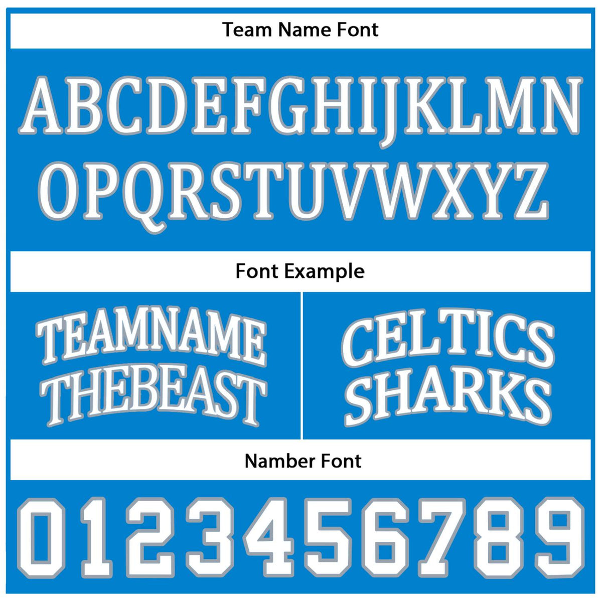 Custom Bright Blue & White Basketball Jersey | Personalized Name & Number Team Uniform
