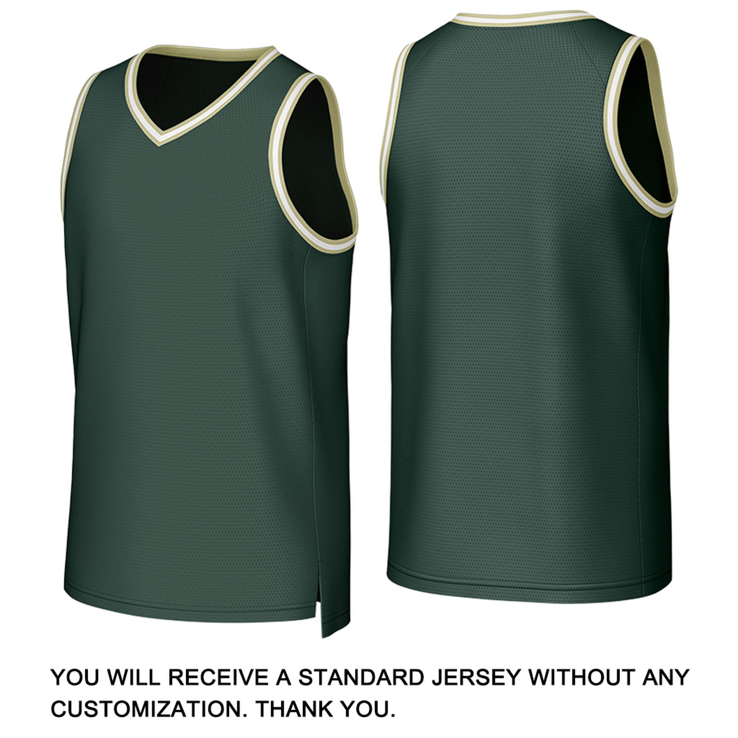 Custom Dark Green & White Mesh Basketball Jersey | Personalized Team Uniform for youth & adults