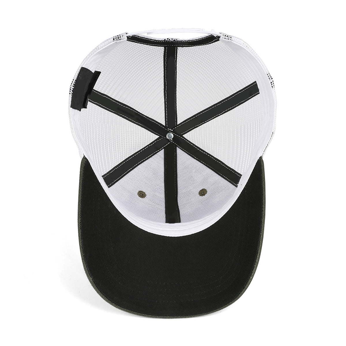 Custom Embroidered or Printed Olive Green Trucker Cap | Breathable mesh cap