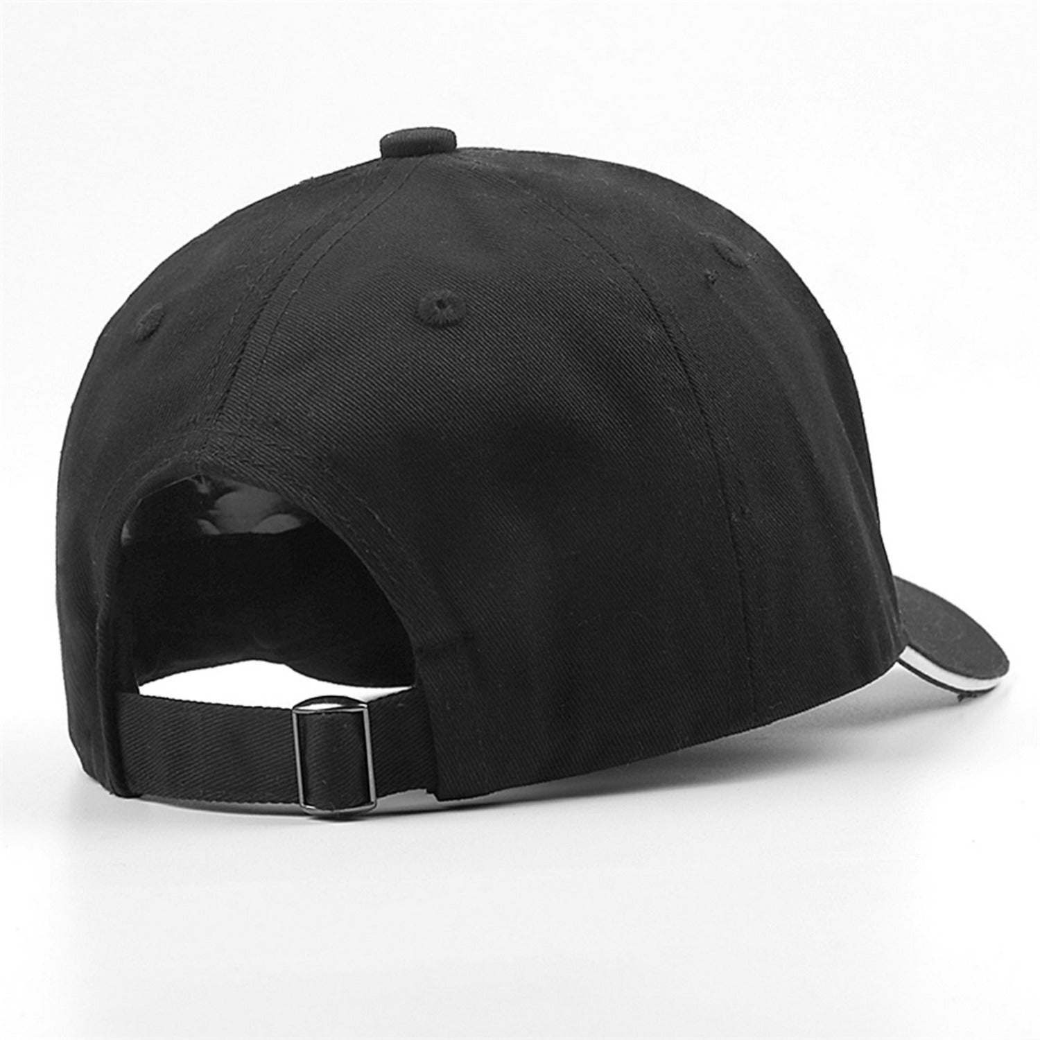 Custom Embroidered or Printed Black Baseball Cap | Personalized Sport Hat