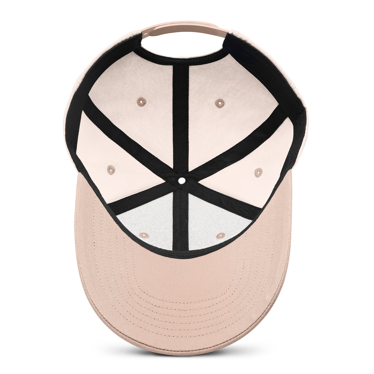 Custom Embroidered or Printed Blush Deep Brim Baseball Cap | Personalized Sport Hat