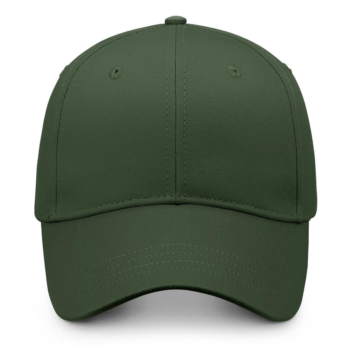Custom Embroidered or Printed Forest Green Baseball Cap | Personalized Sport Hat