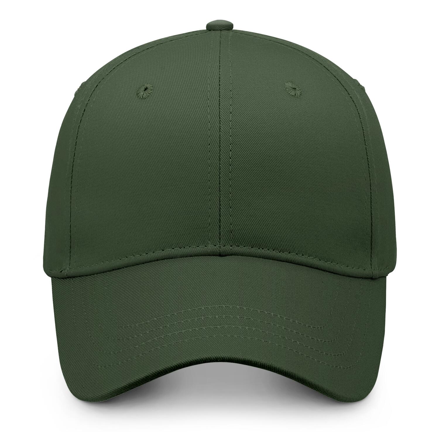 Custom Embroidered or Printed Forest Green Baseball Cap | Personalized Sport Hat