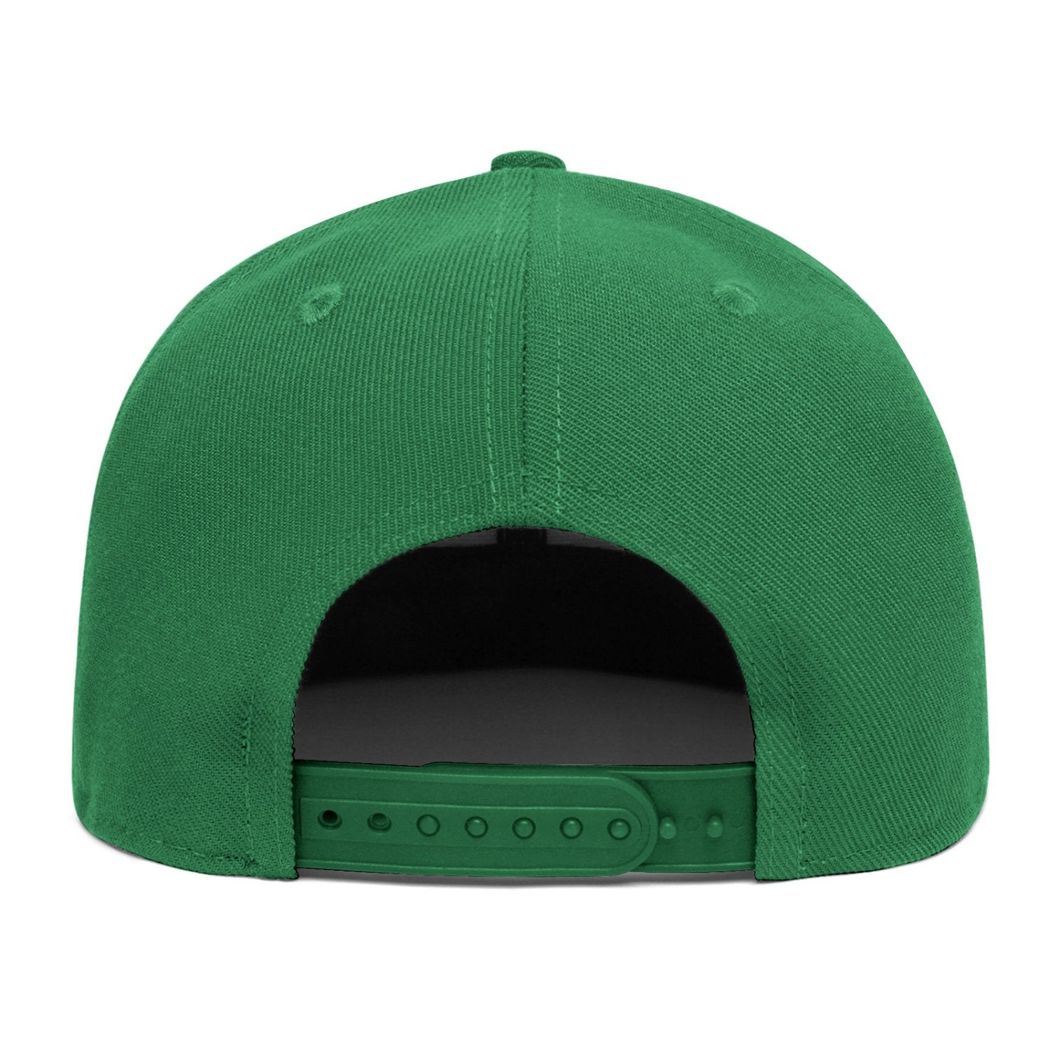 Custom Embroidered or Printed Green Flat-Brim Cap | Personalized Sport Hat