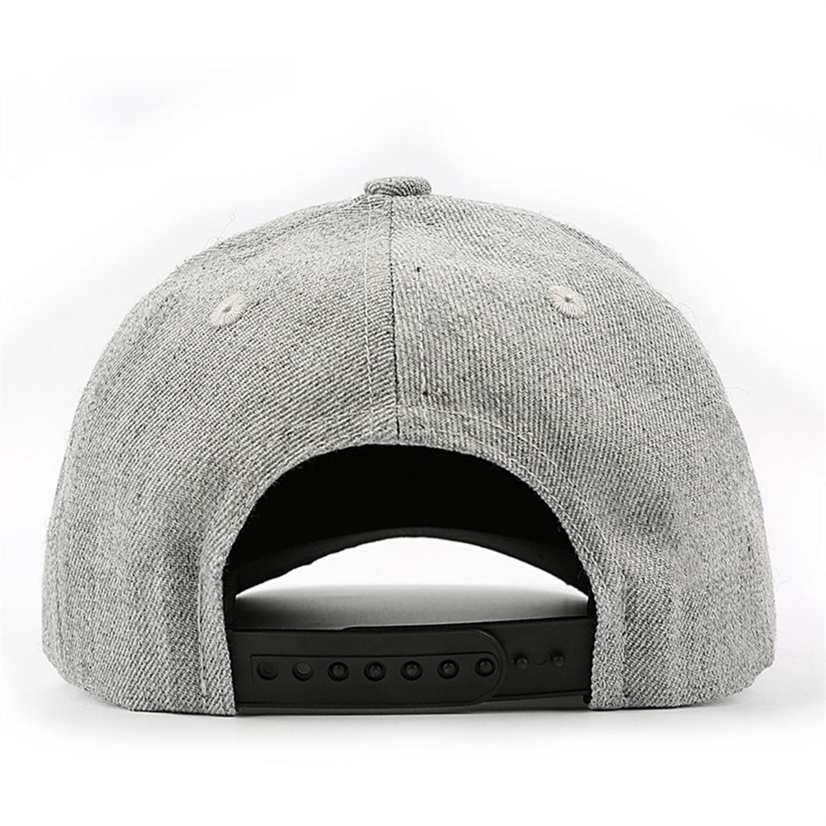 Custom Embroidered or Printed Heather Grey Baseball Cap | Personalized Sport Hat
