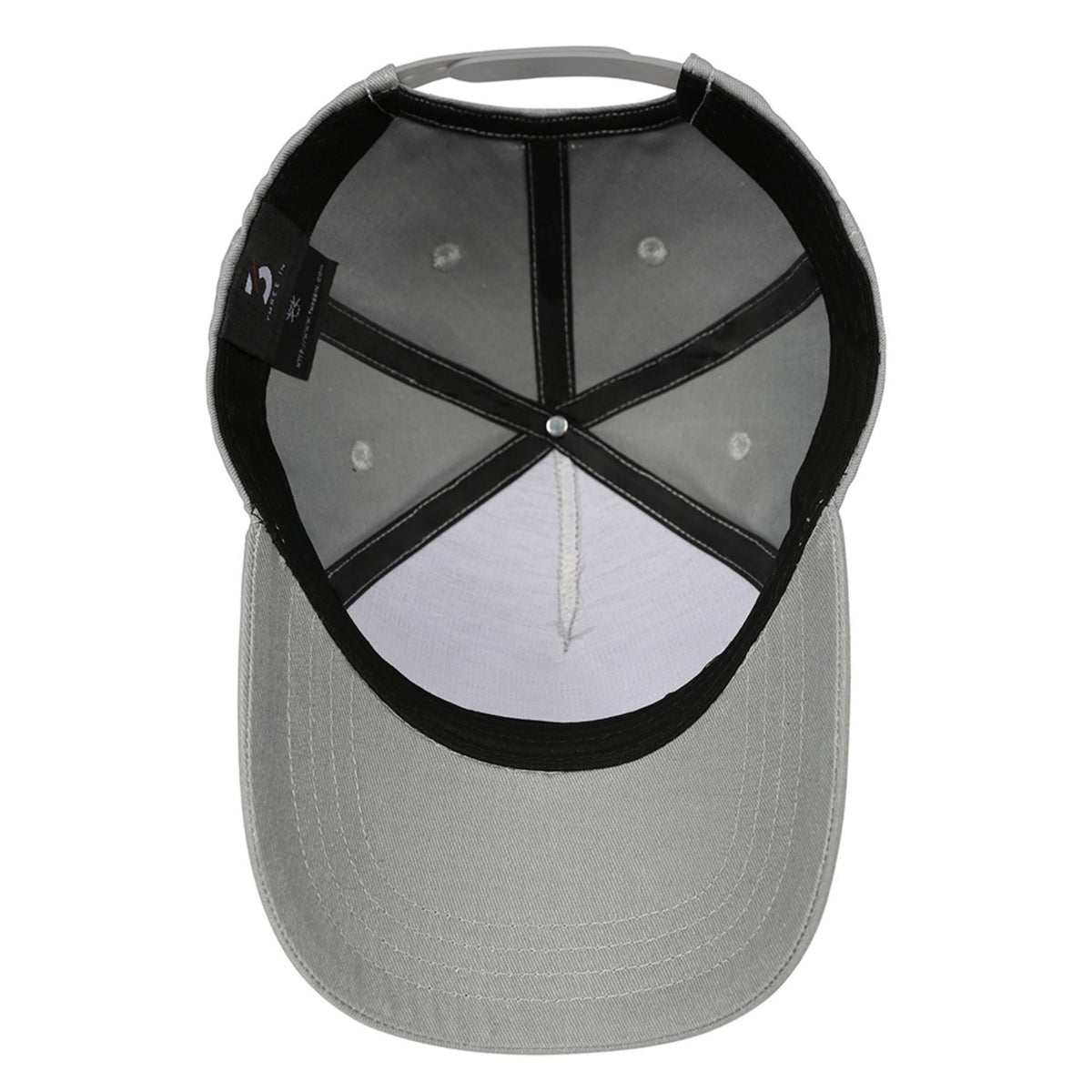 Custom Embroidered or Printed Light Grey Baseball Cap | Personalized Sport Hat