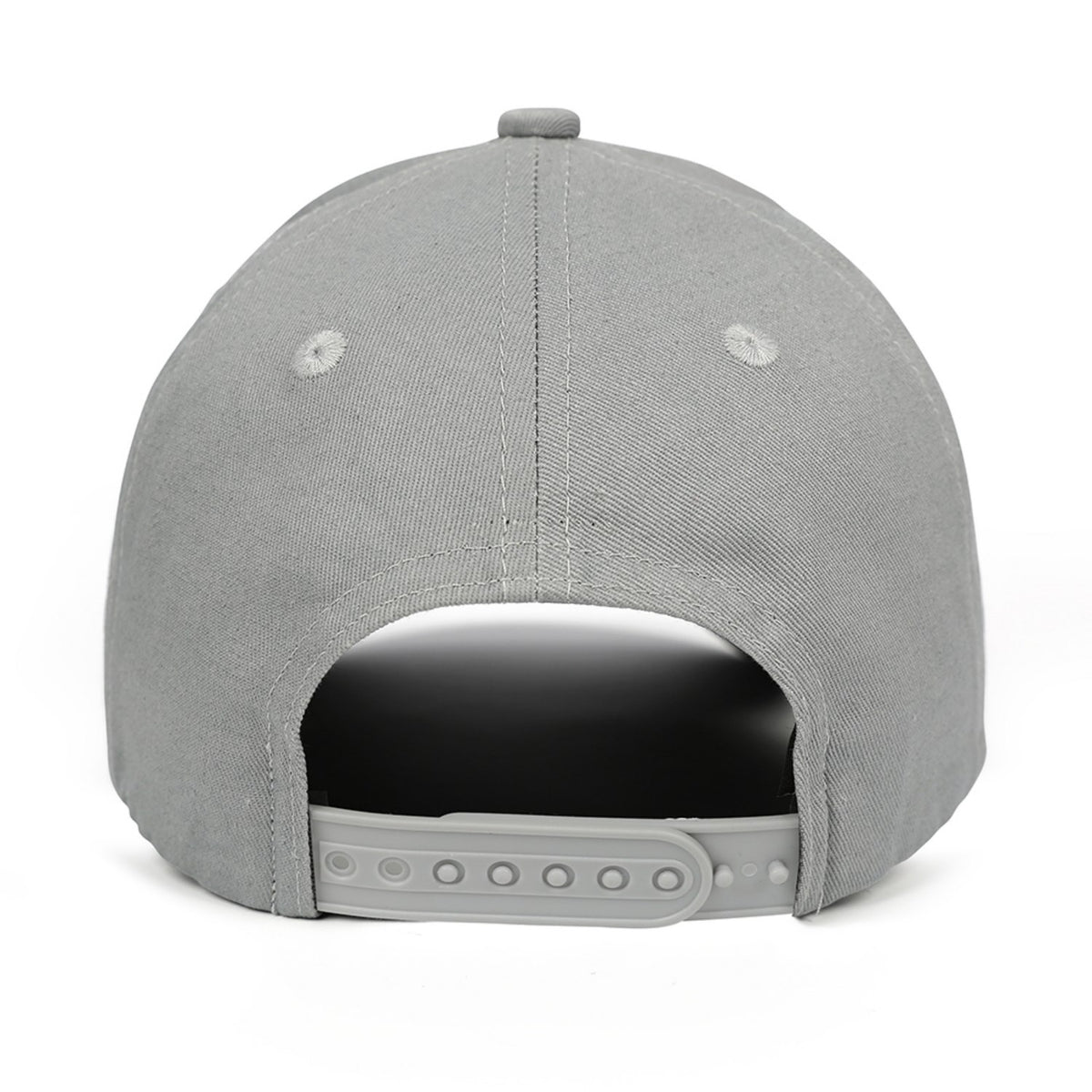 Custom Embroidered or Printed Light Grey Baseball Cap | Personalized Sport Hat